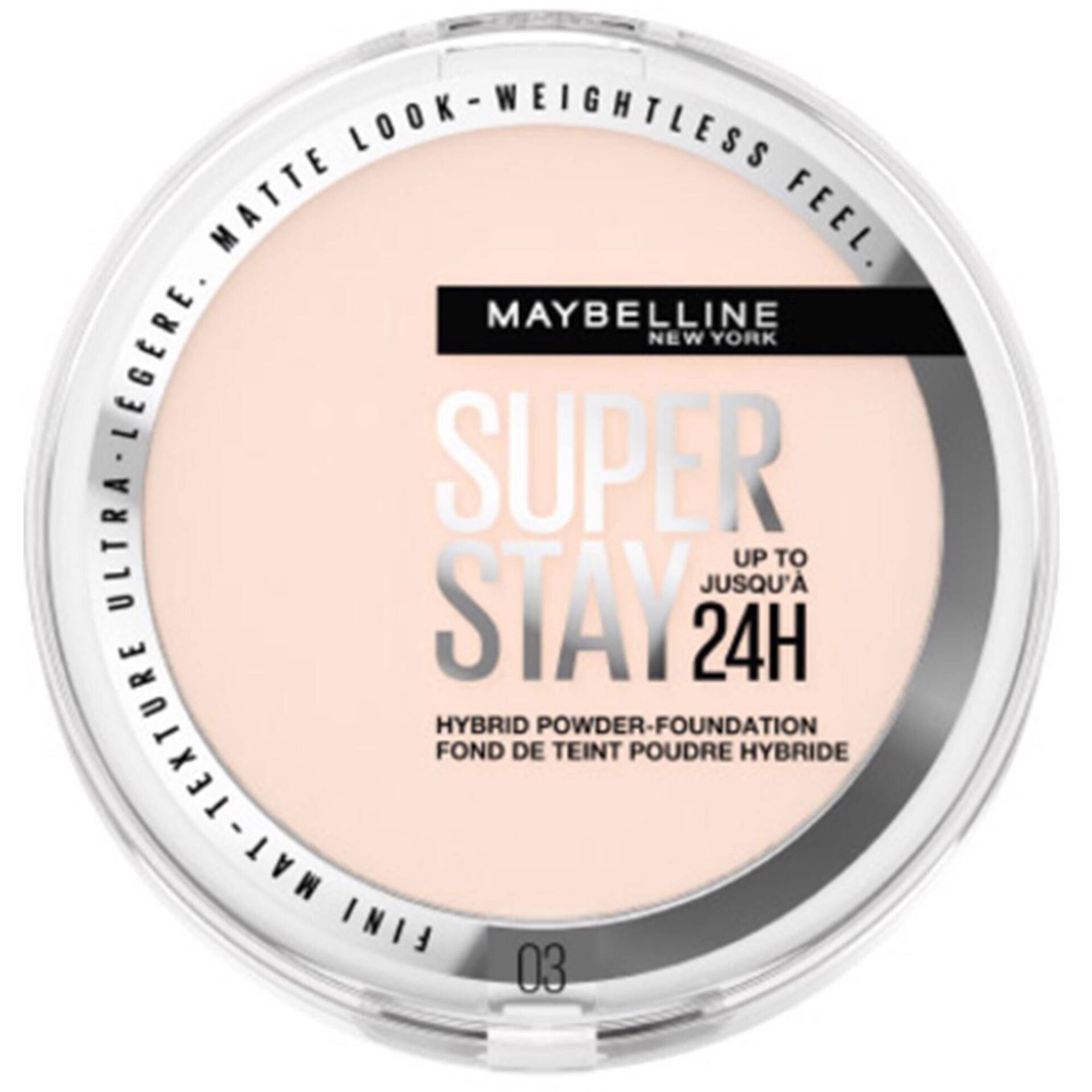 Pó Compacto SuperStay 03 Maybelline emb. 1 un
