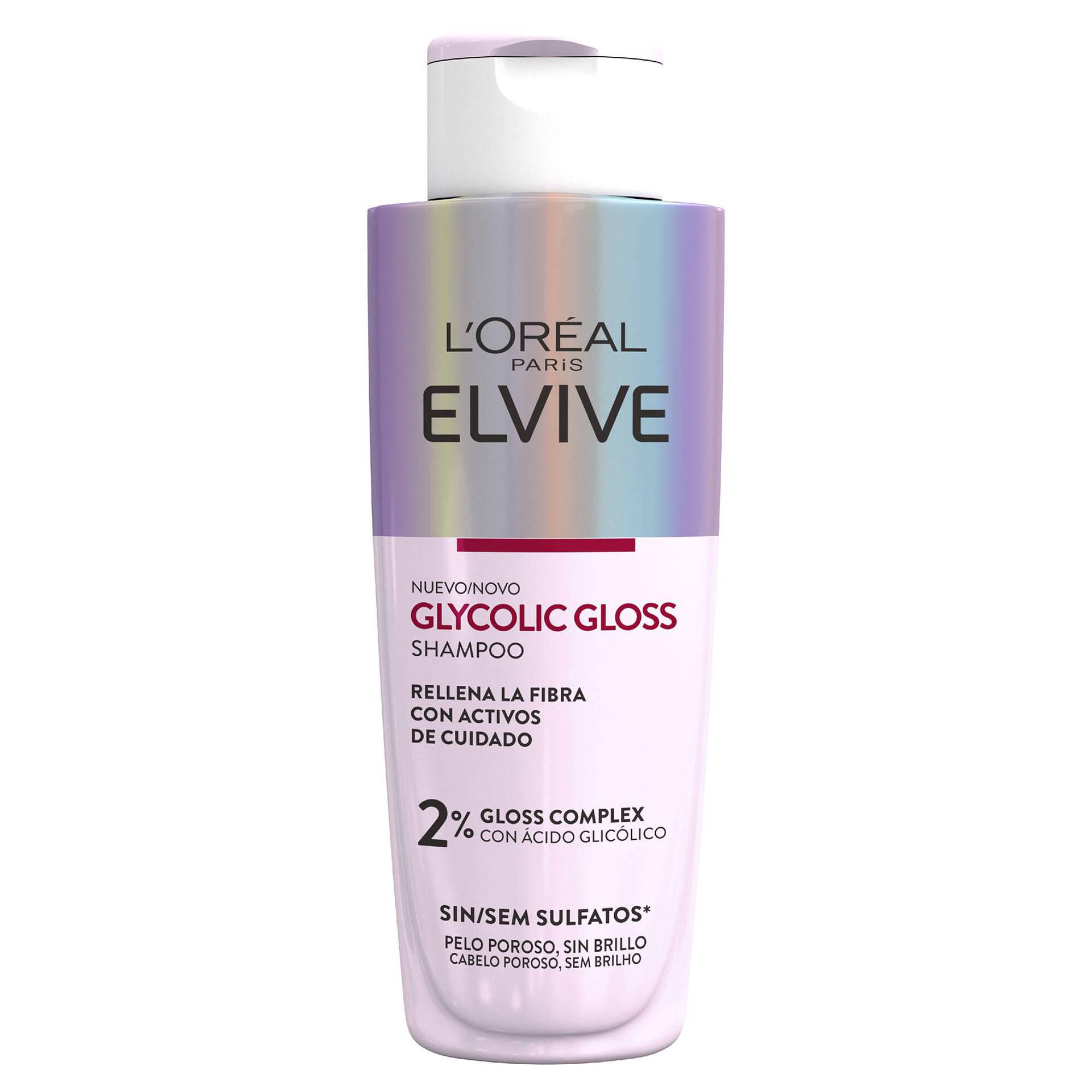 Champô Elvive Glycolic Gloss L'Oréal Paris emb. 200 ml