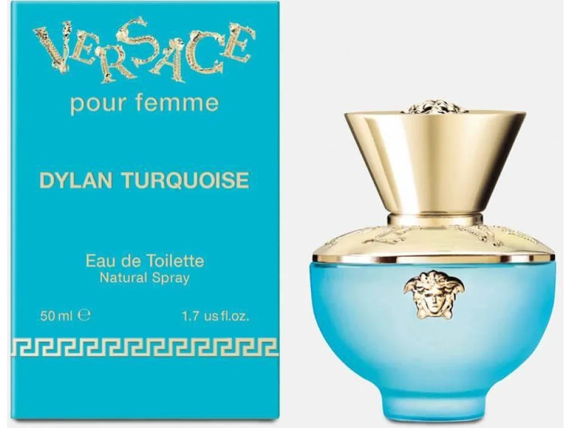 Versace Dylan Turquoise Eau De Toilette Spray 50ml
