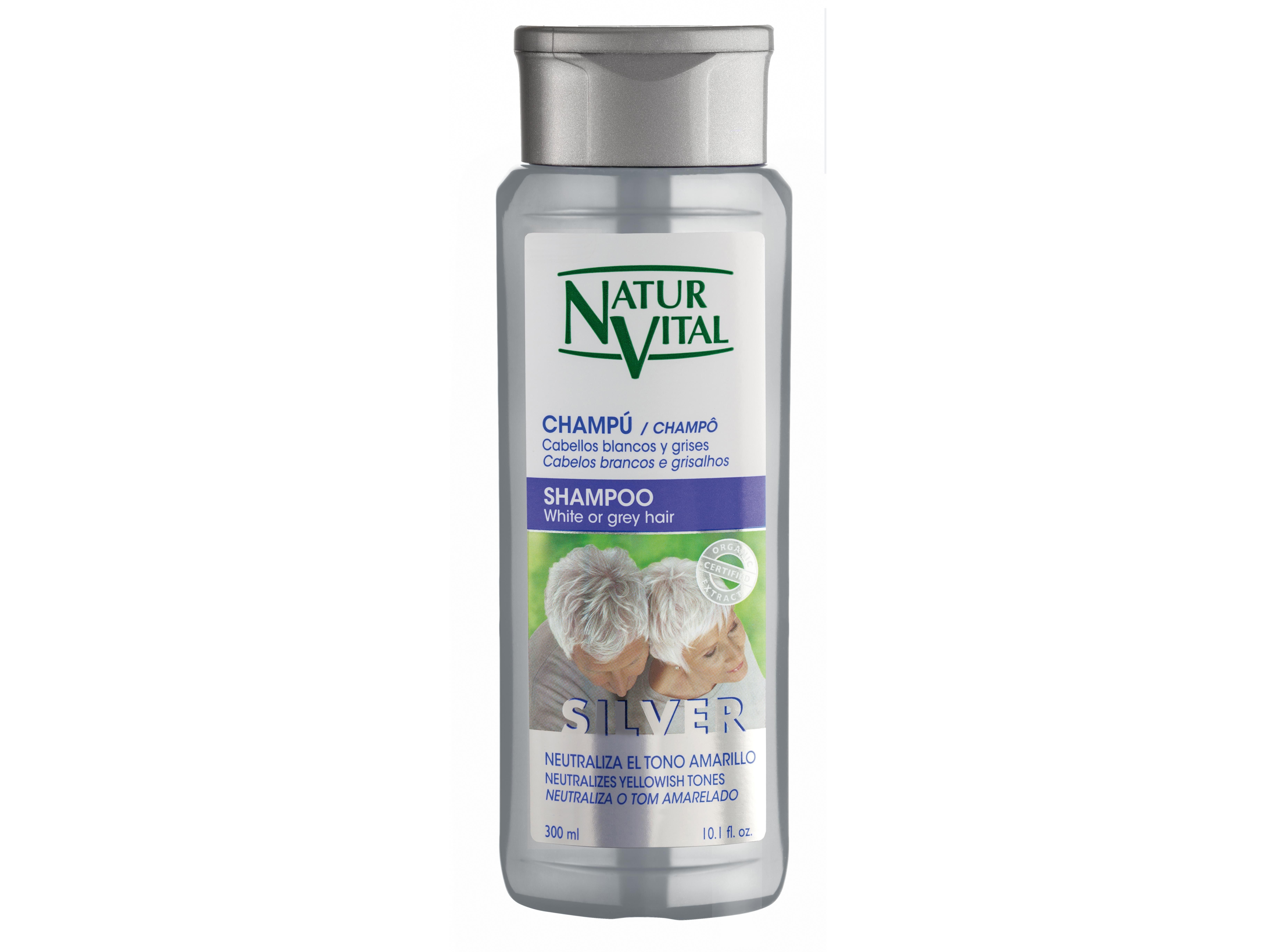 Champô para Cabelos Brancos Silver Natur Vidal