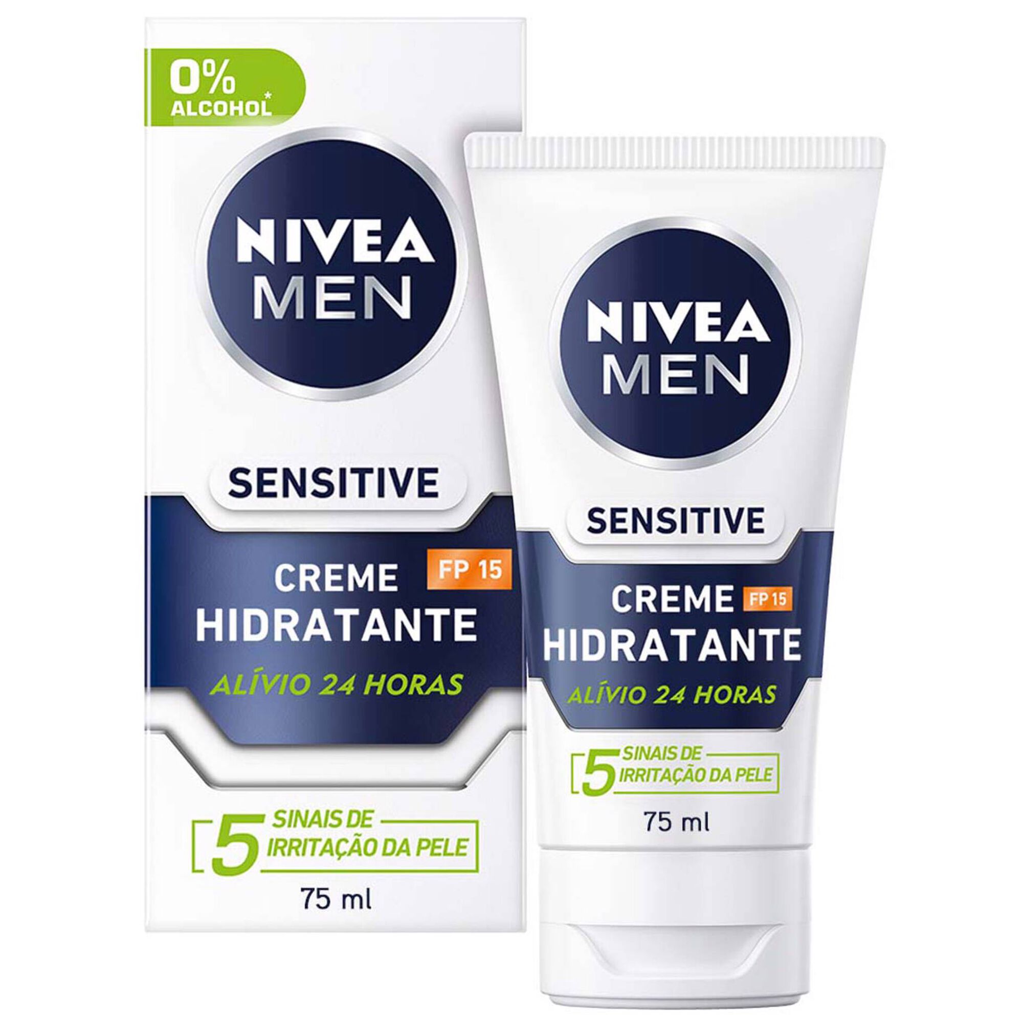 Creme de Rosto Men Sensitive Hidratante Nivea Men emb. 75 ml