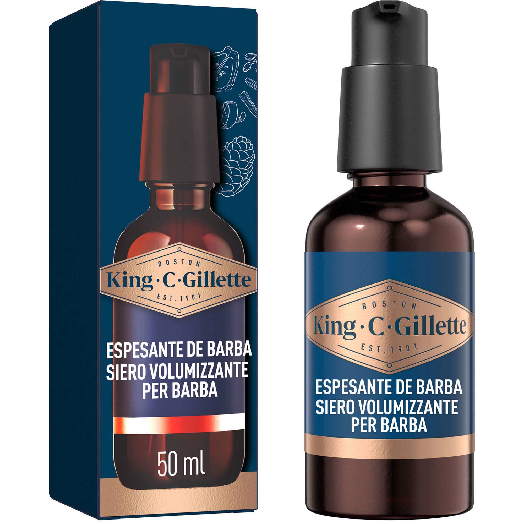 Sérum Volume Barba King C. Gillette emb. 50 ml