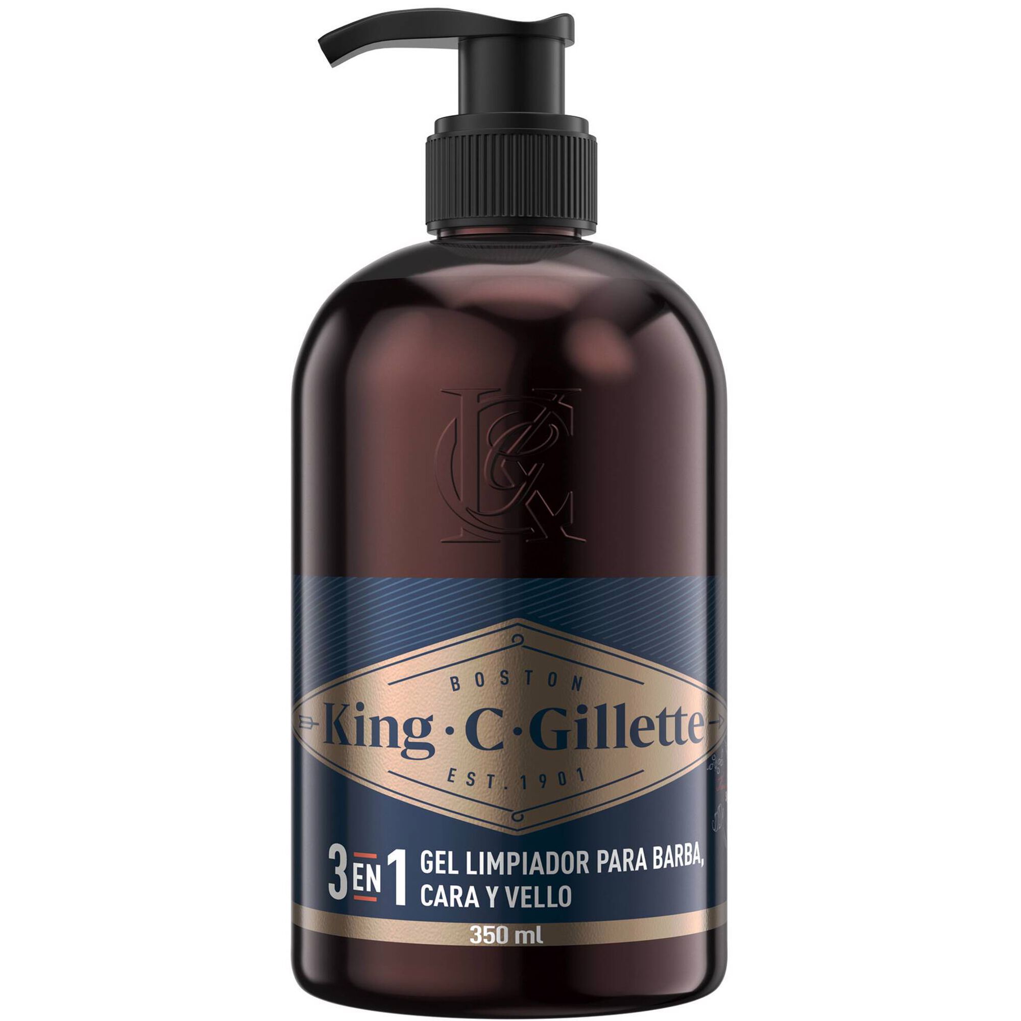 Gel de Limpeza Rosto e Barba King C. Gillette emb. 350 ml
