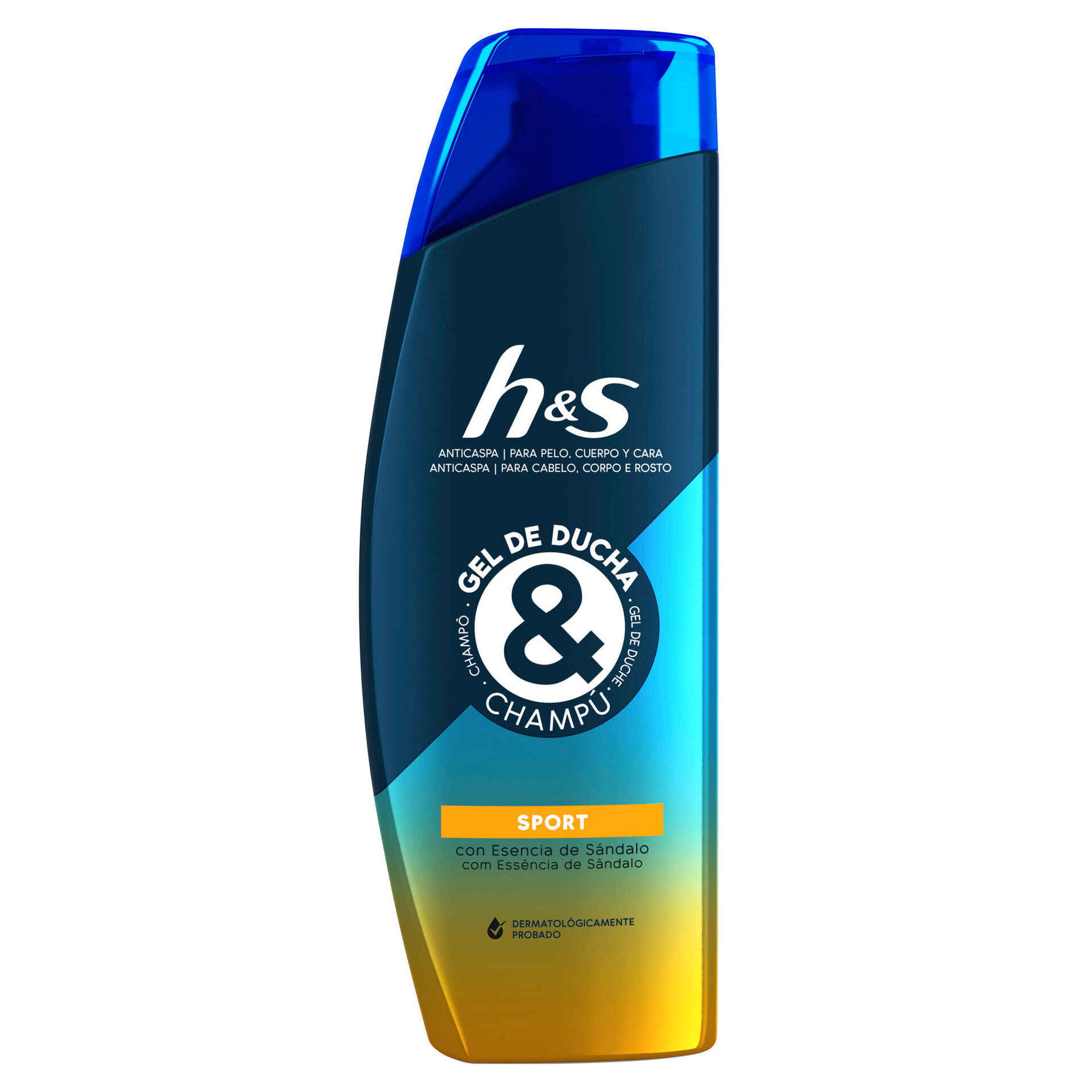 Champô e Gel de Banho Homem Anticaspa Sport H&S emb. 300 ml