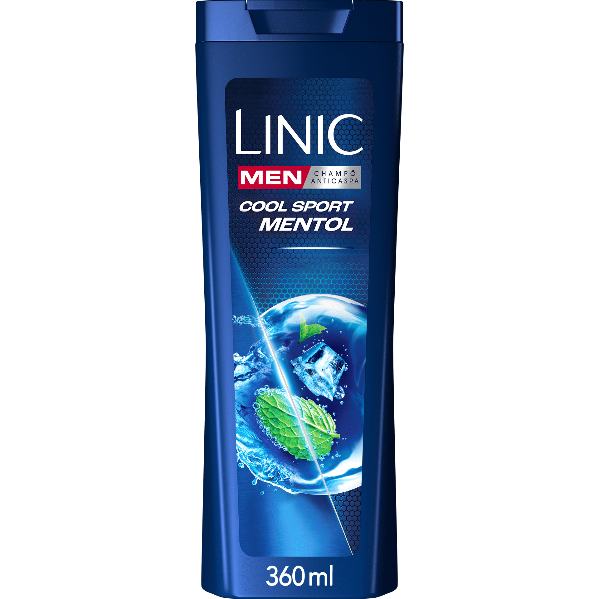 Champô Homem Anticaspa Cool Sport Mentol Linic emb. 360 ml