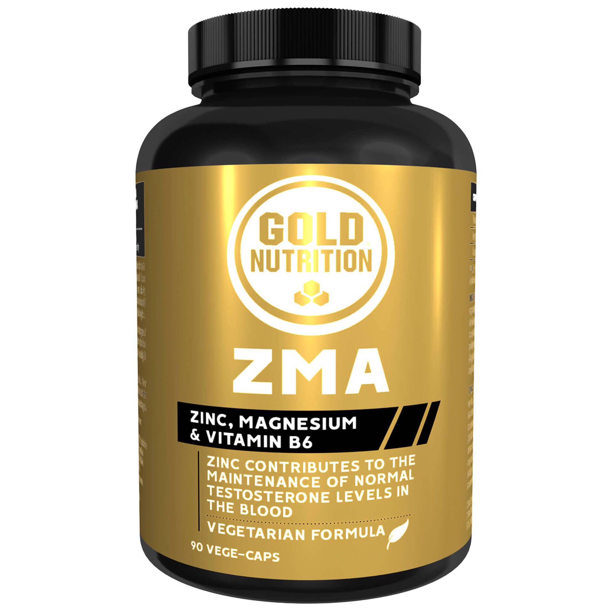Suplemento ZMA Cápsulas Gold Nutrition emb. 90 un