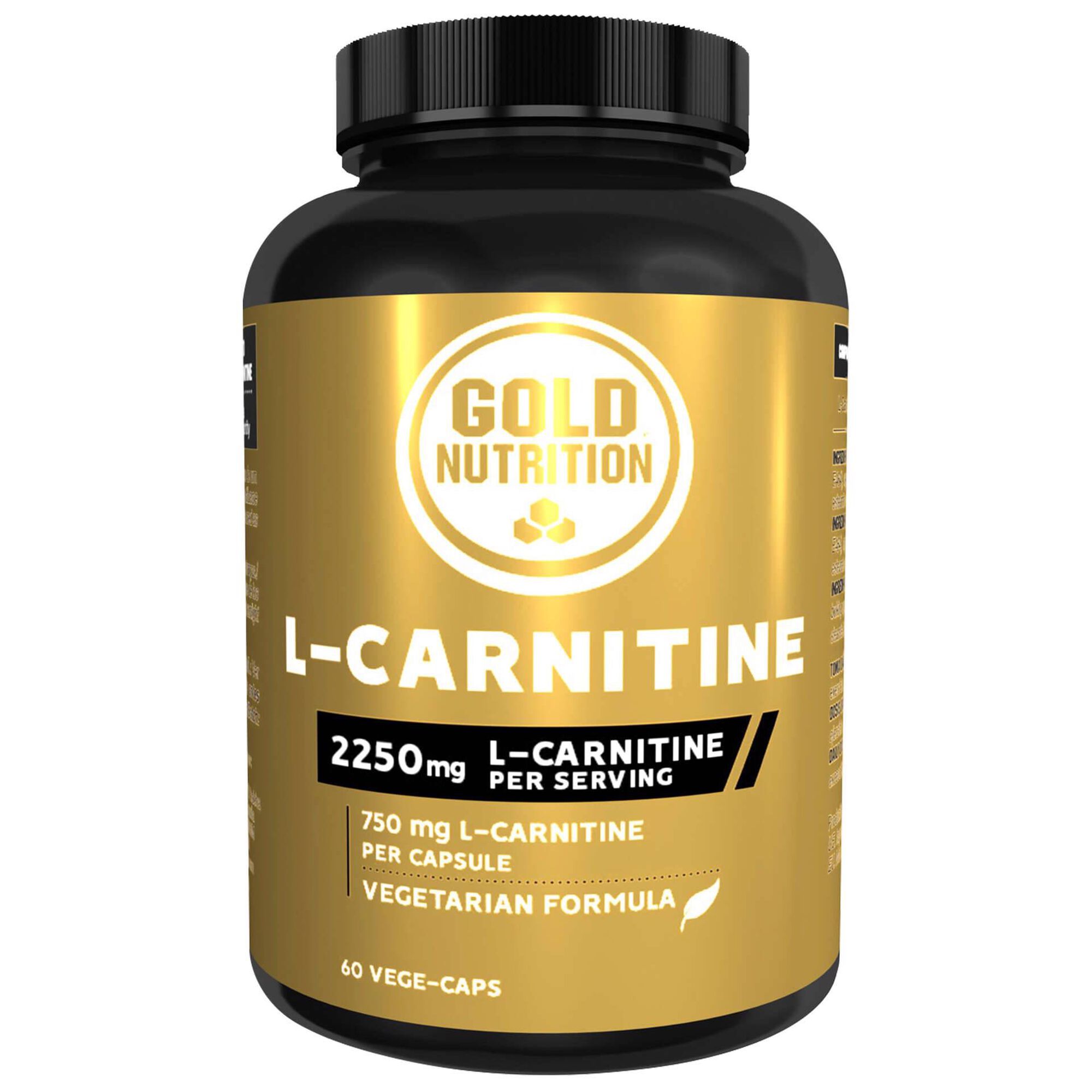 Suplemento L-Carnitine 750 MG Cápsulas Gold Nutrition emb. 60 un