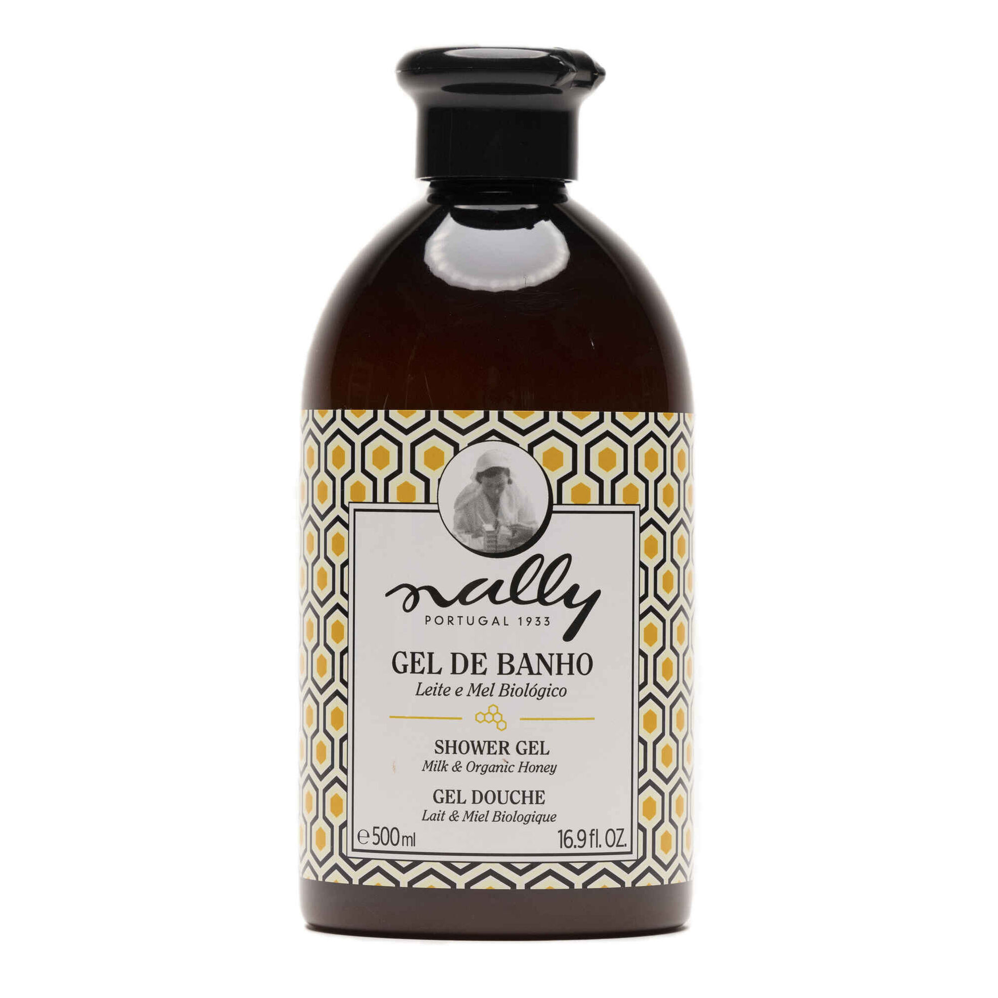 Gel de Banho Leite e Mel Nally emb. 500 ml