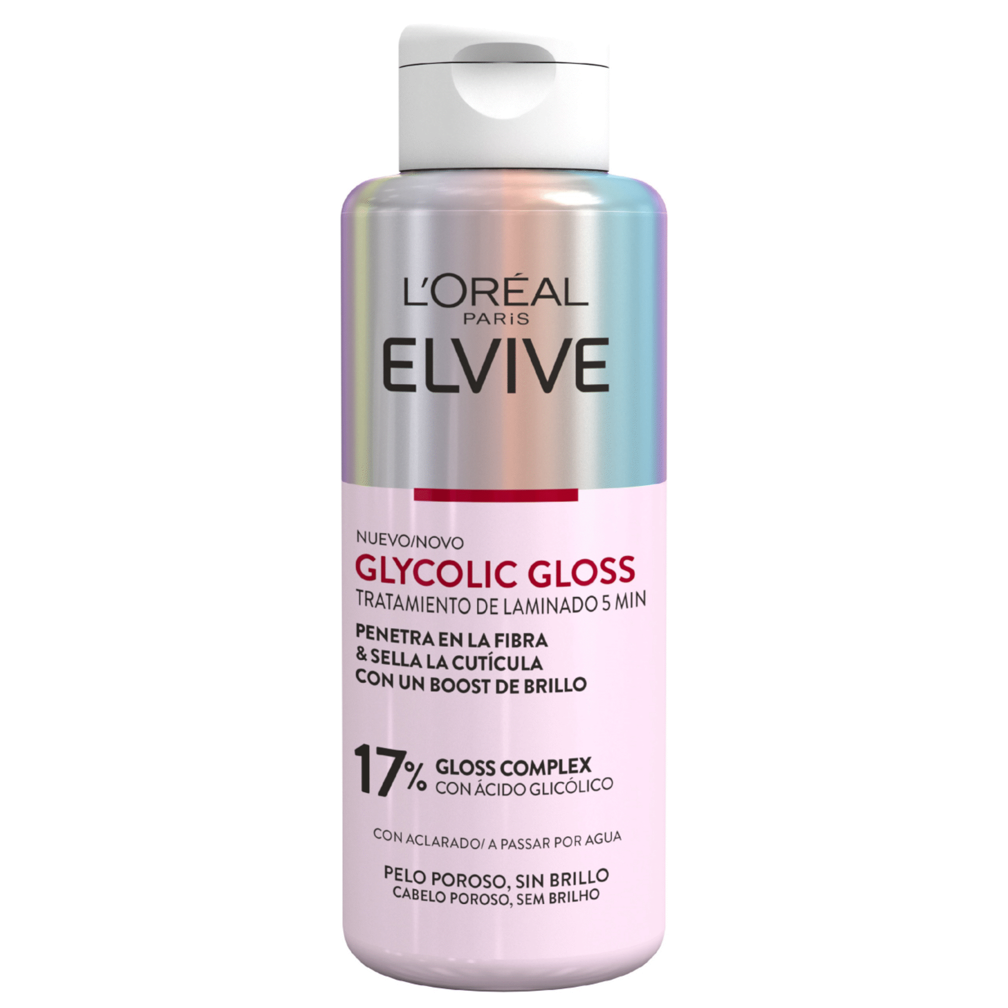 Máscara Cabelo Elvive Glycolic Gloss L'Oréal Paris emb. 200 ml