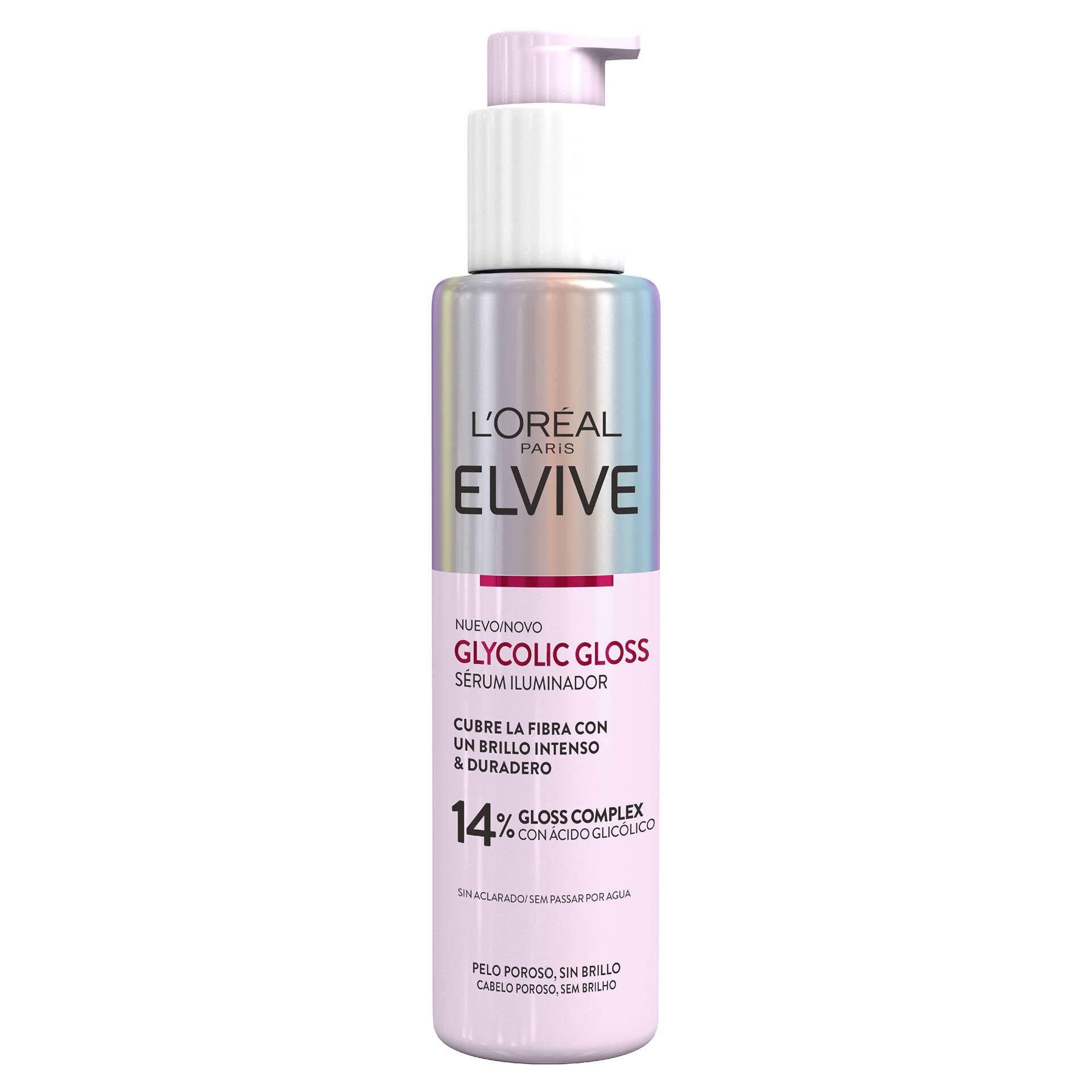Sérum Cabelo Elvive Glycolic Gloss L'Oréal Paris emb. 150 ml