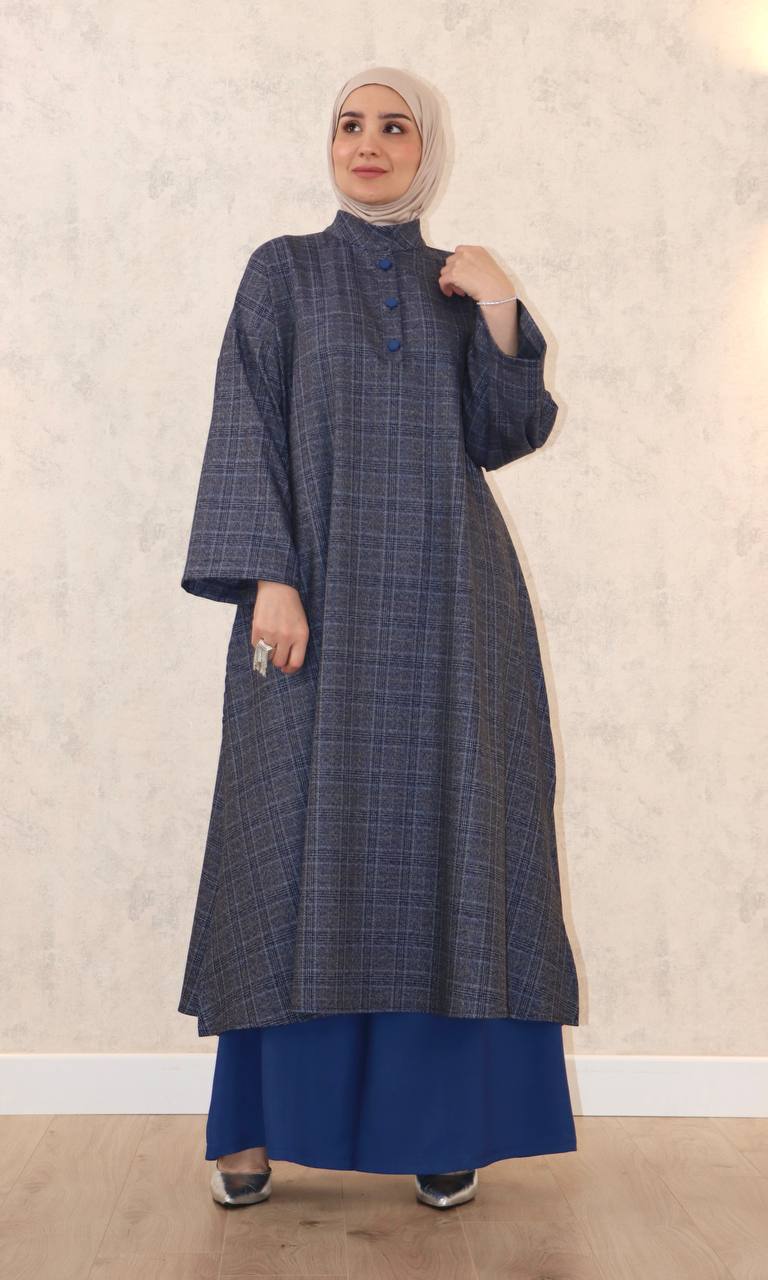 Ensemble deux pièces avec pantalon à carreaux