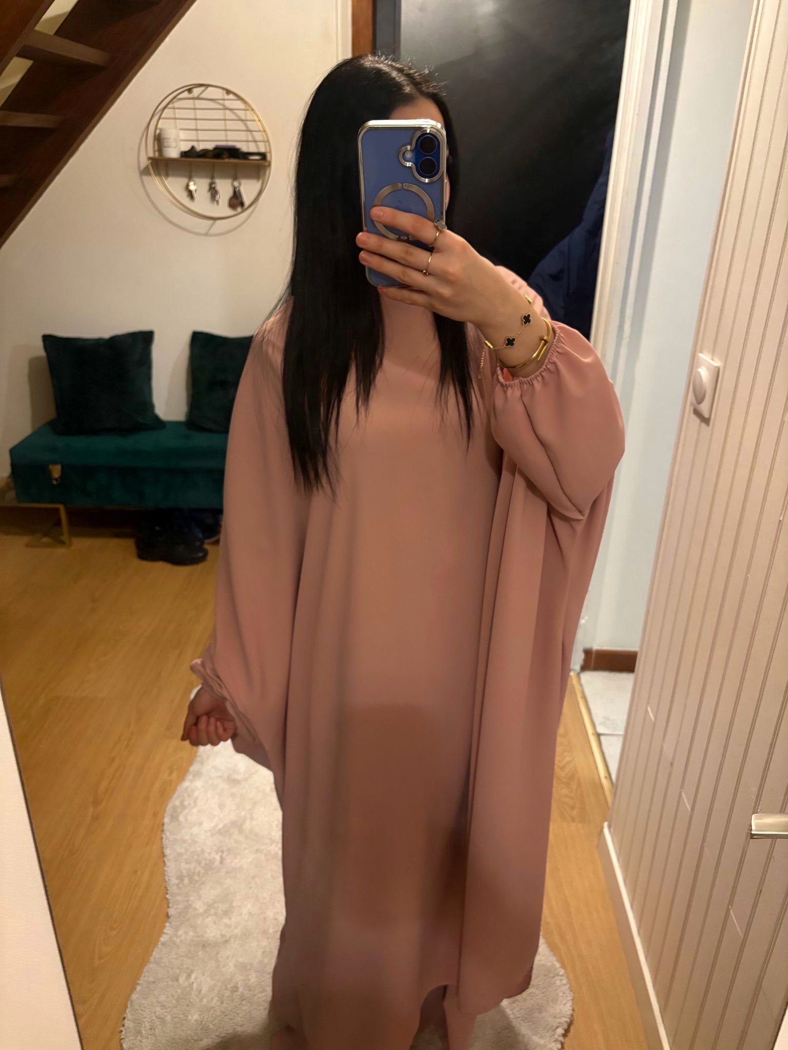 Ensemble jilbeb Nalyah rose 