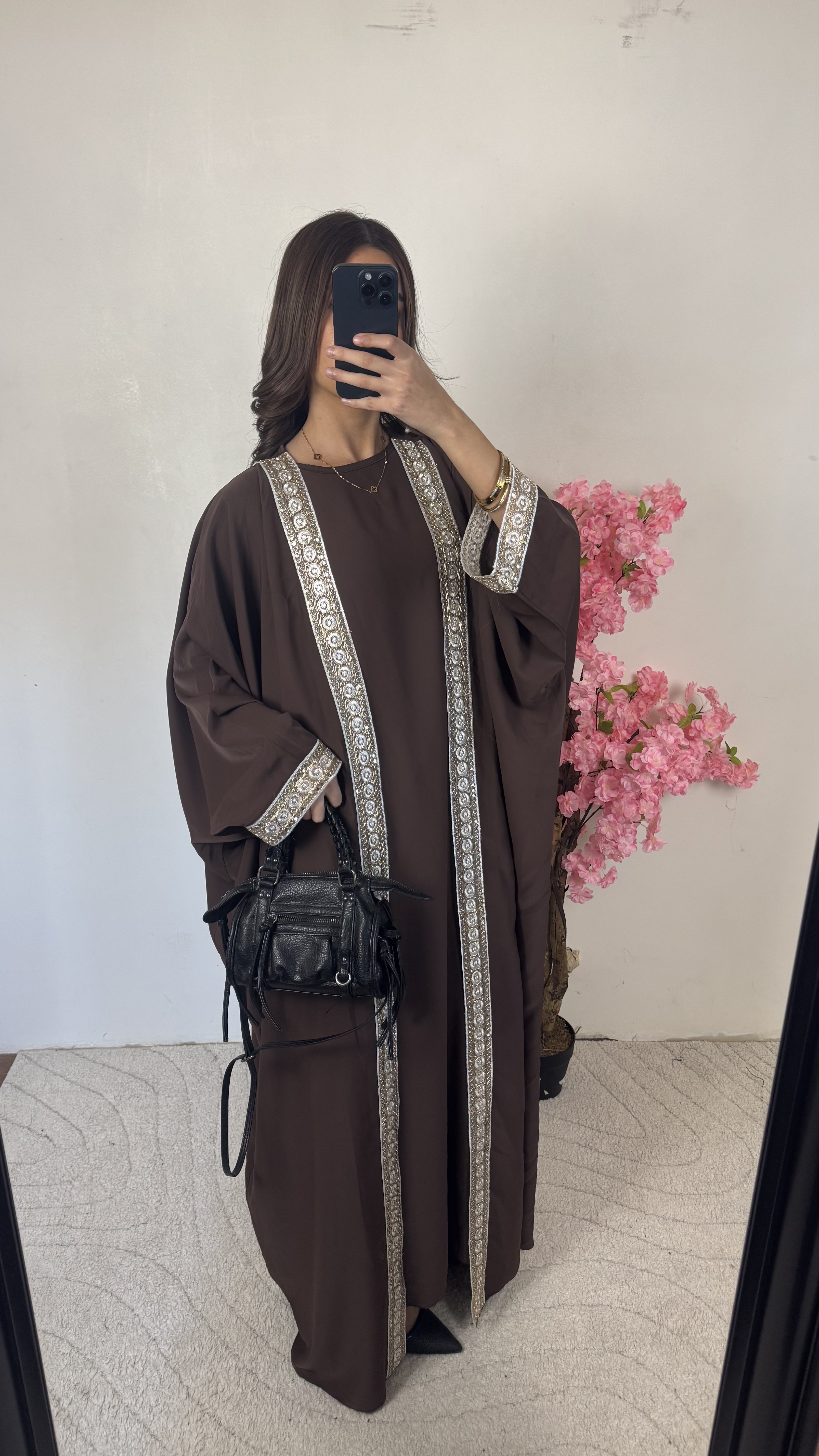 Abaya Tasmyn marron