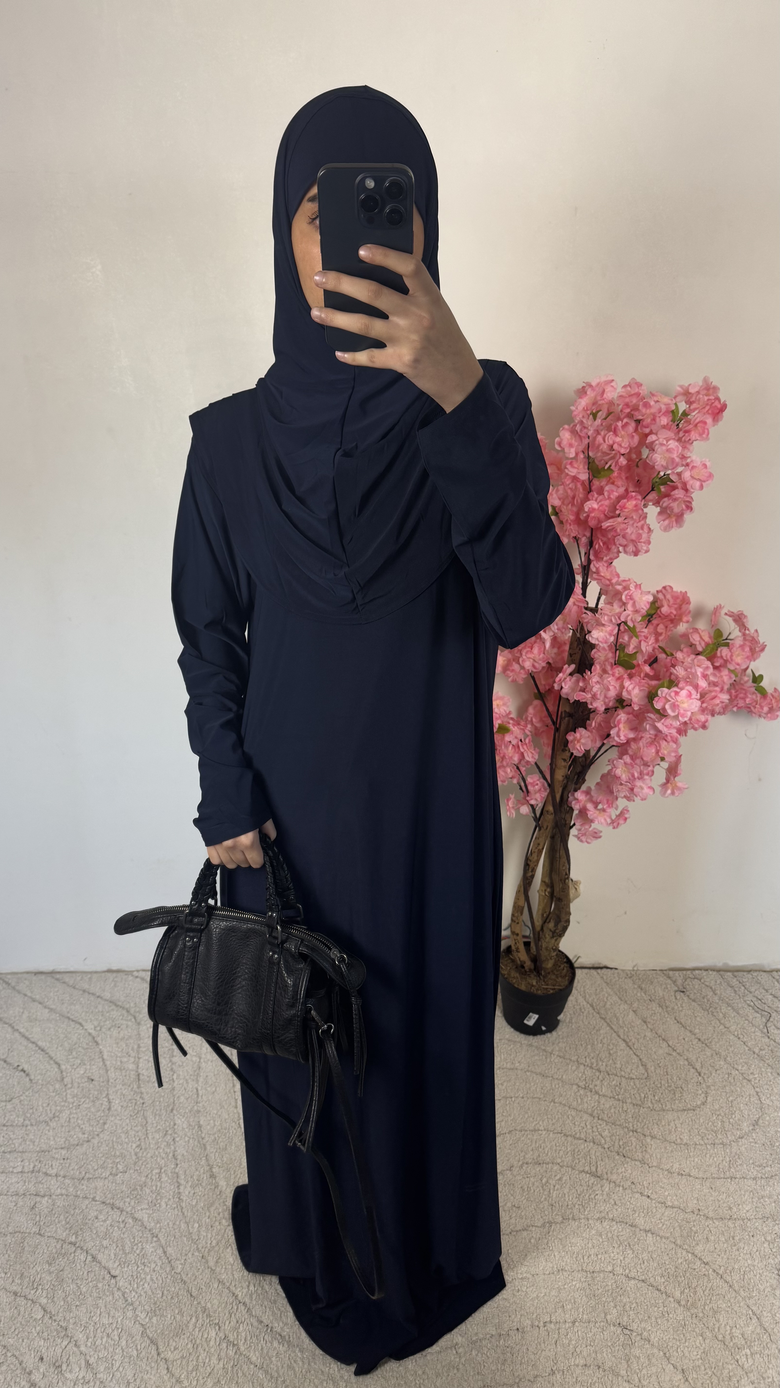 Robe de prière bleu nuit - jersey 