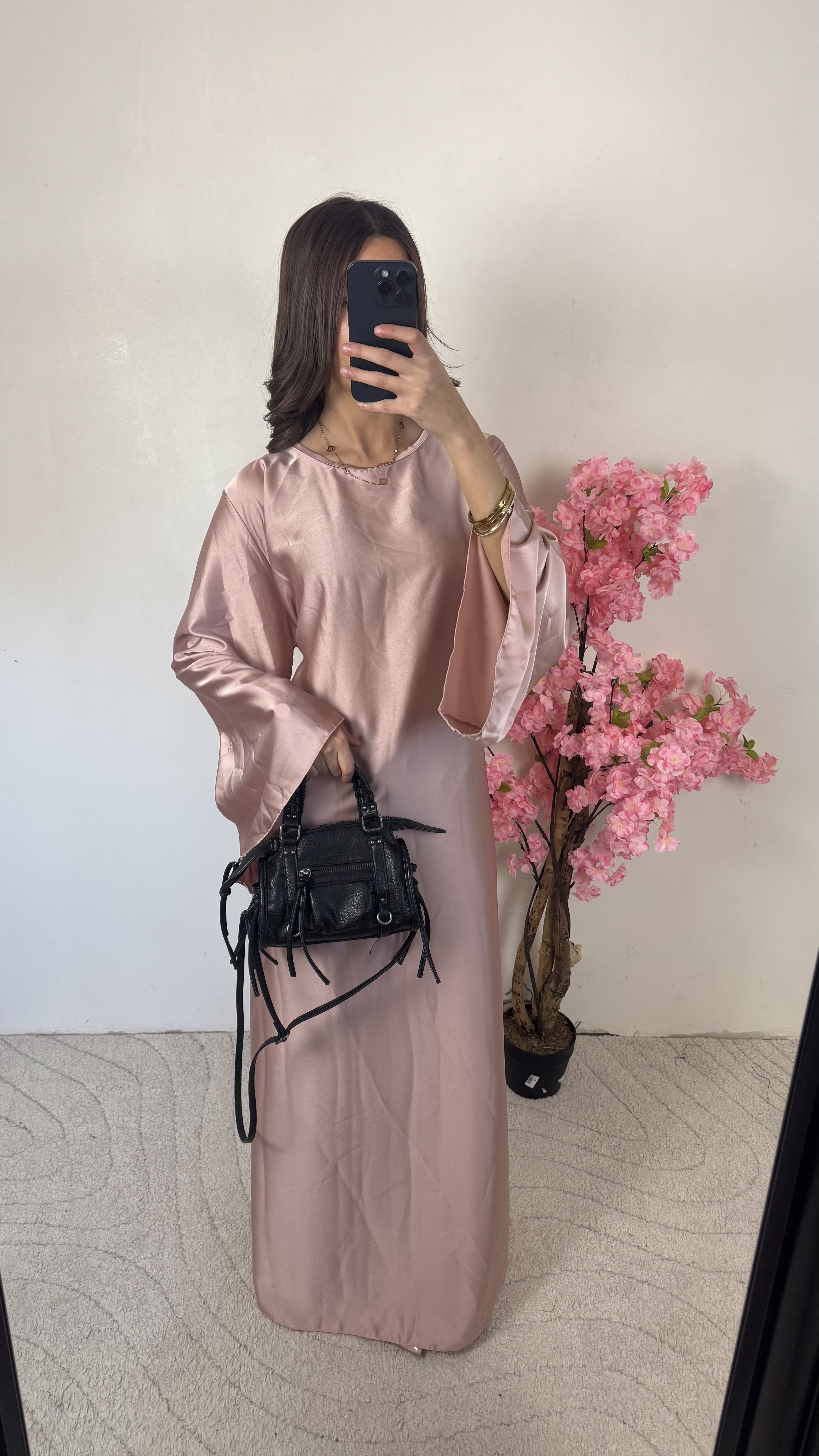 Abaya Lyaa rose 