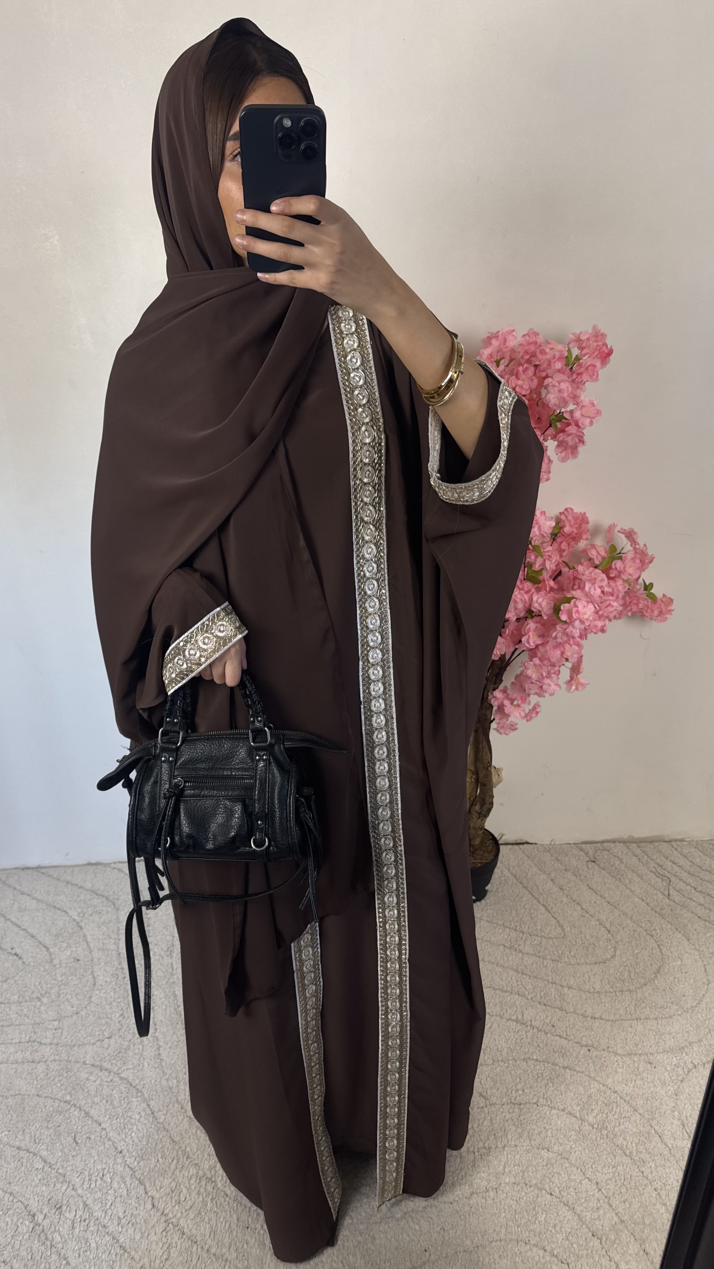 Abaya Tasmyn marron