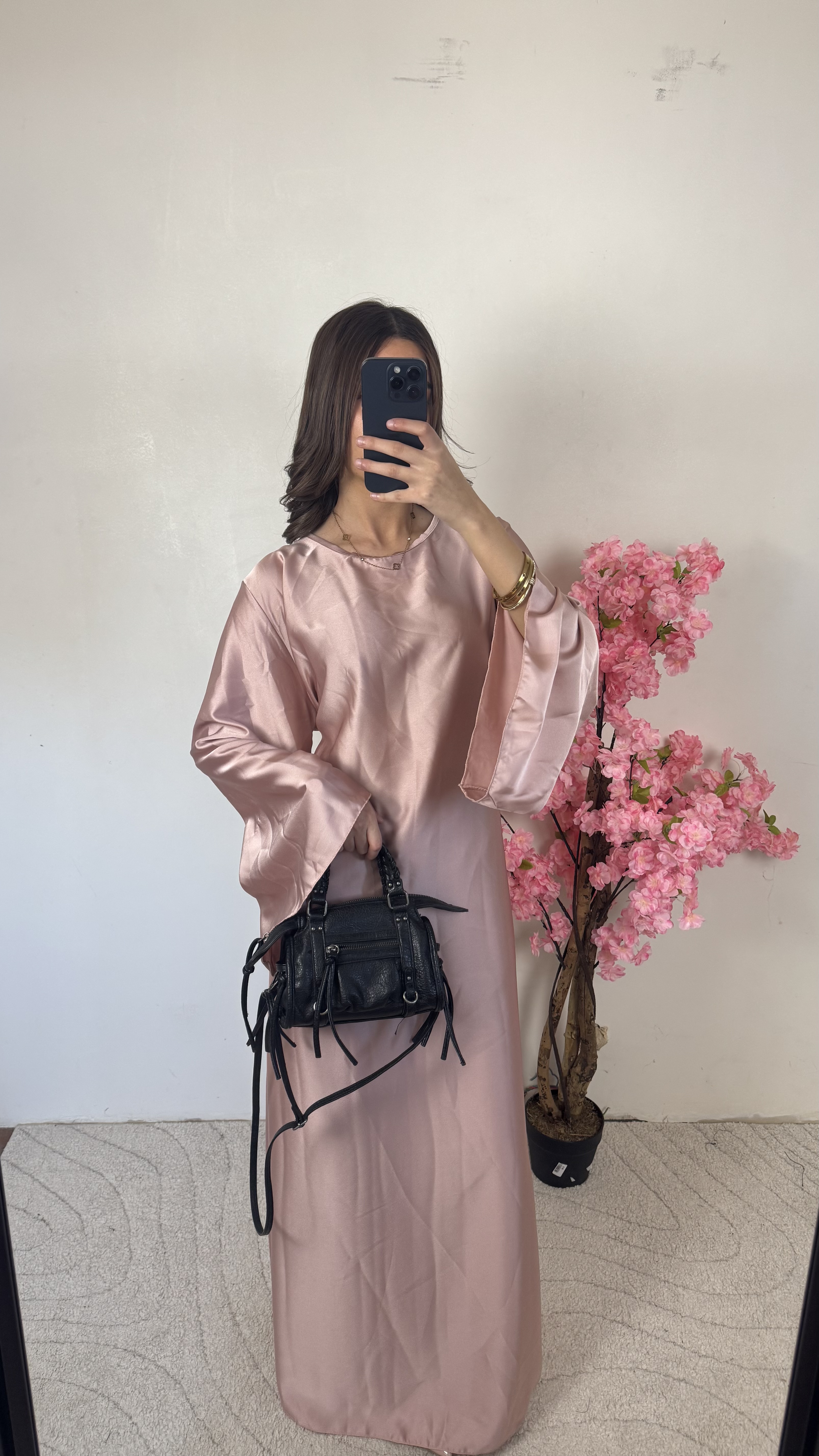 Abaya Lyaa rose 