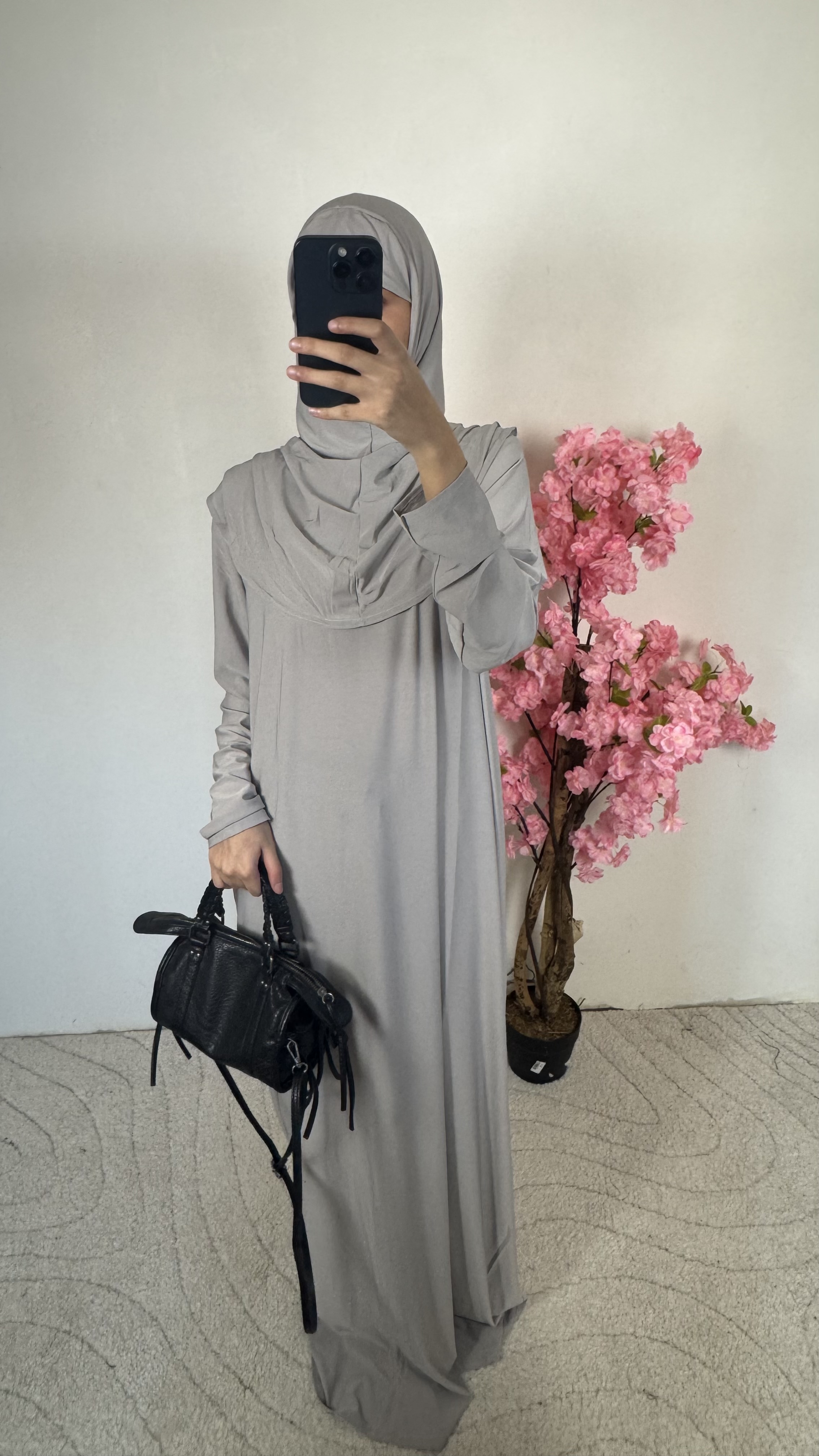 Robe de prière gris - jersey