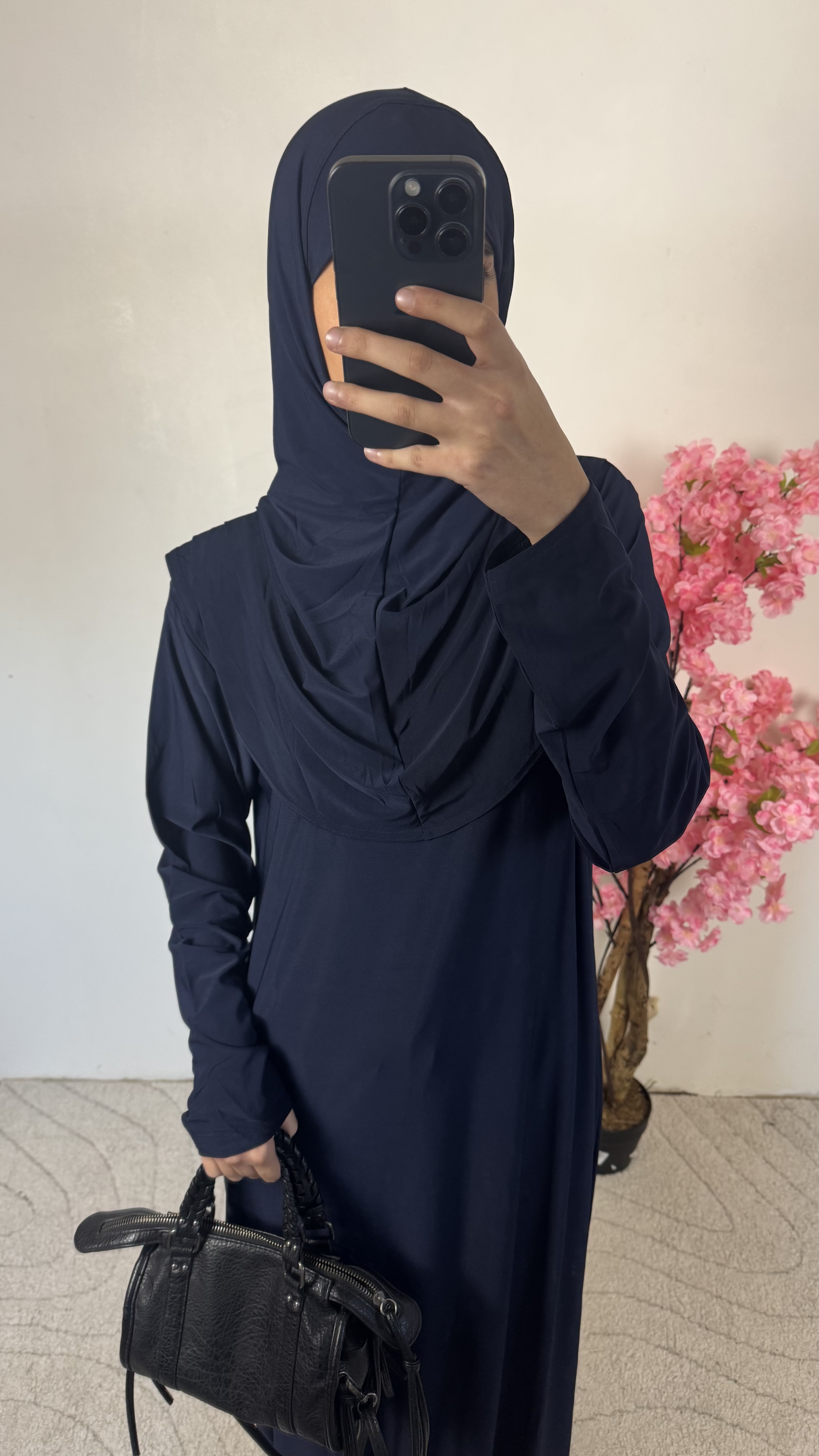 Robe de prière bleu nuit - jersey 