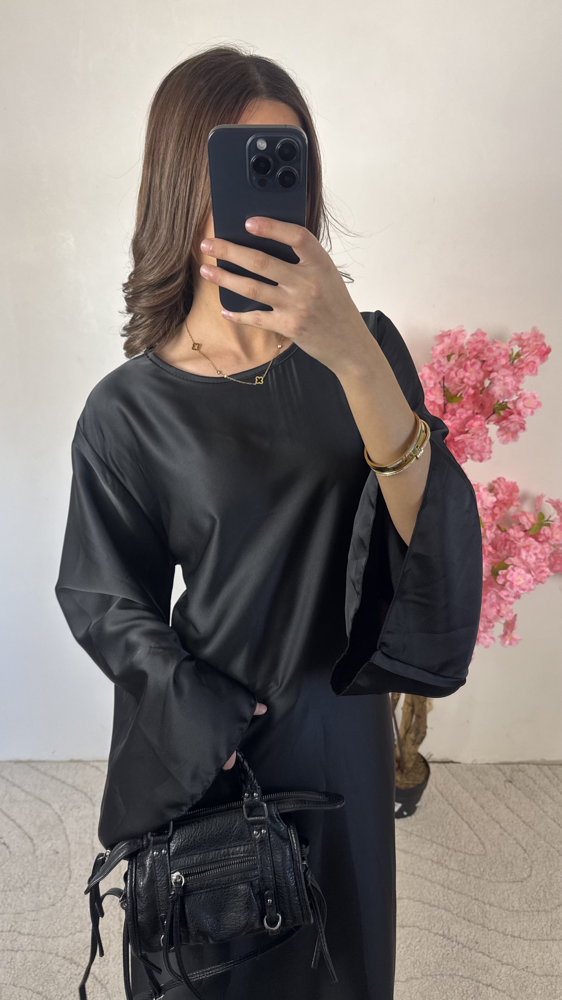 Abaya Lyaa noir 