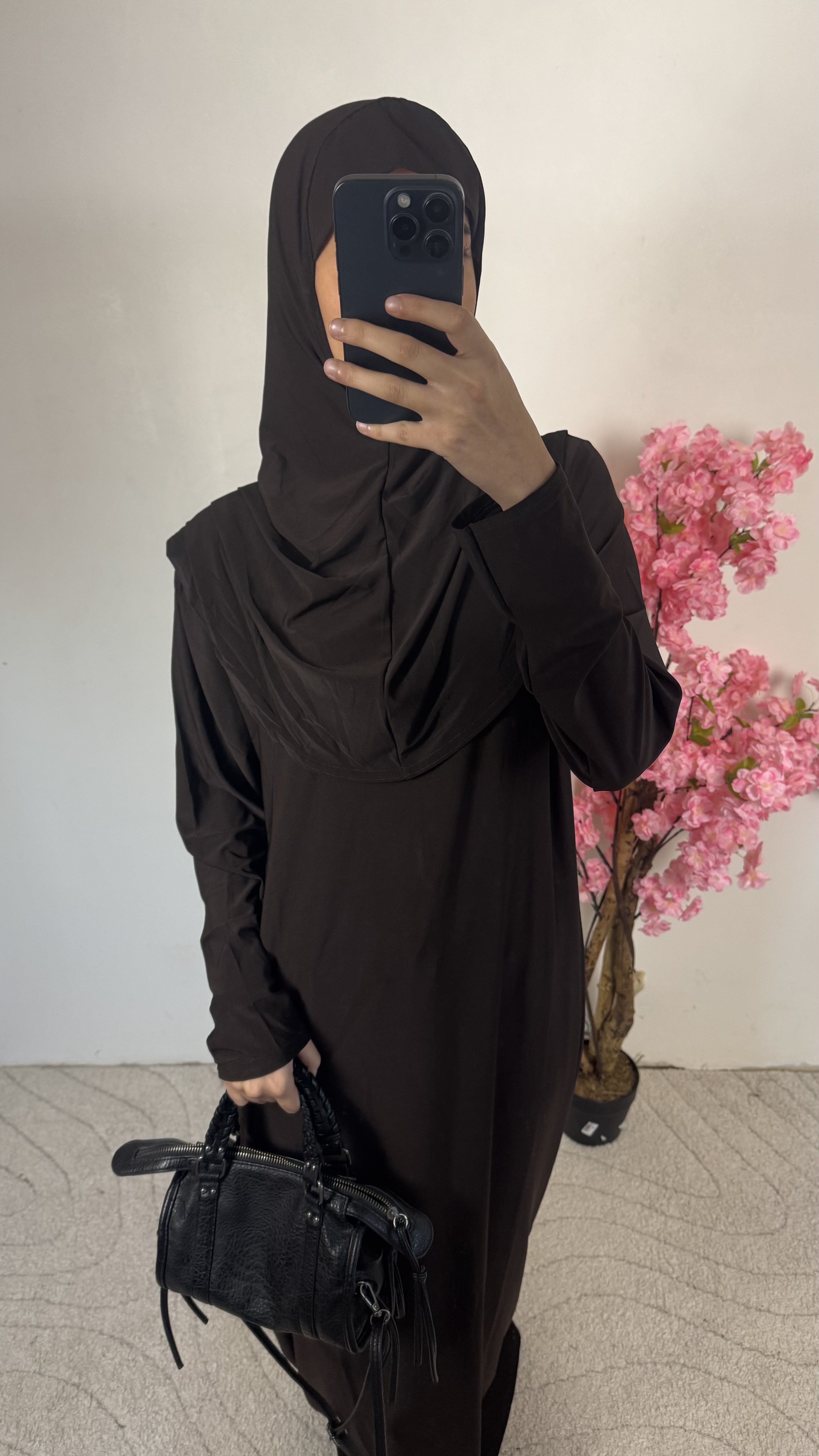 Robe de prière marron - jersey 