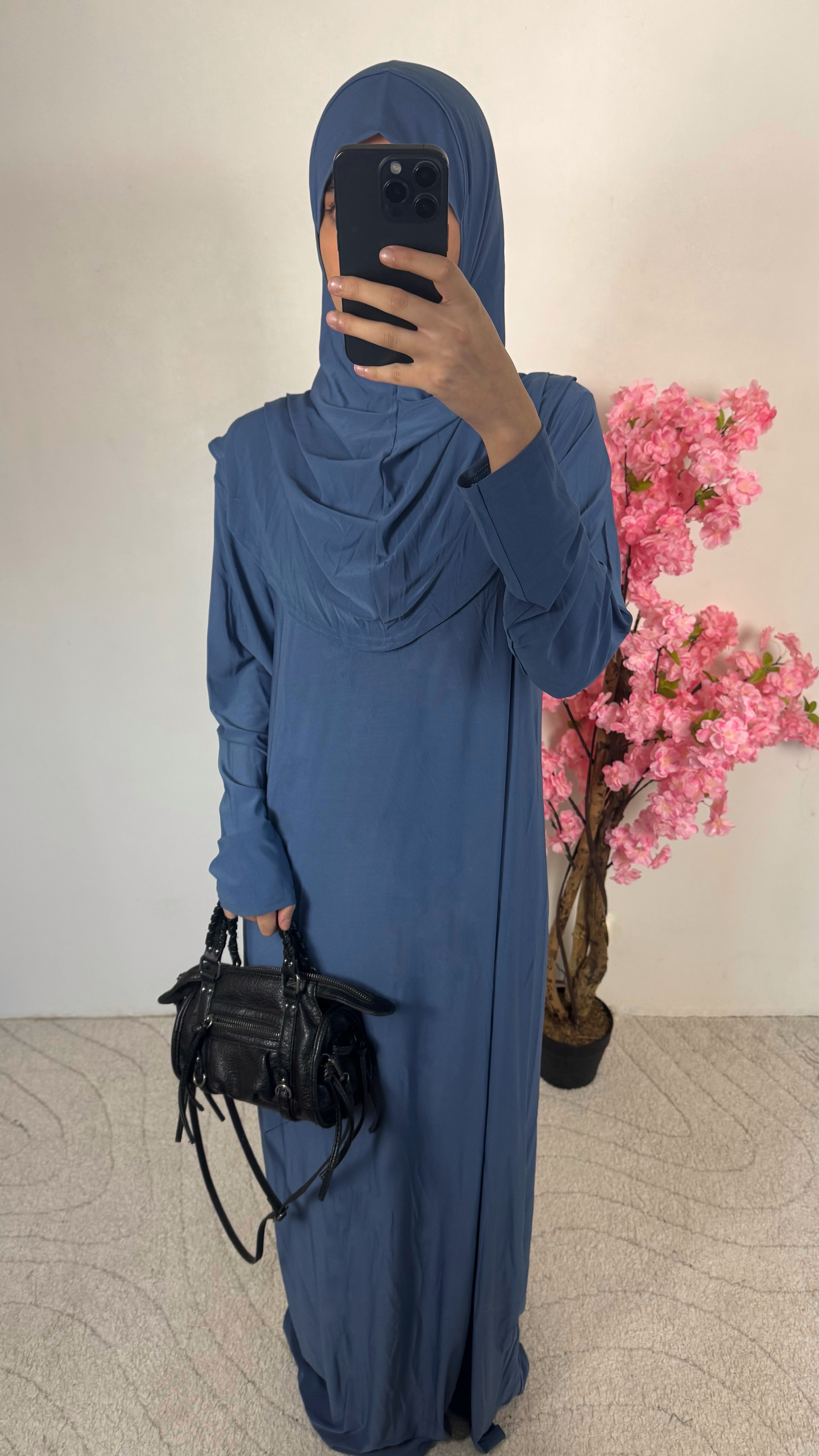 Robe de prière bleu - jersey 