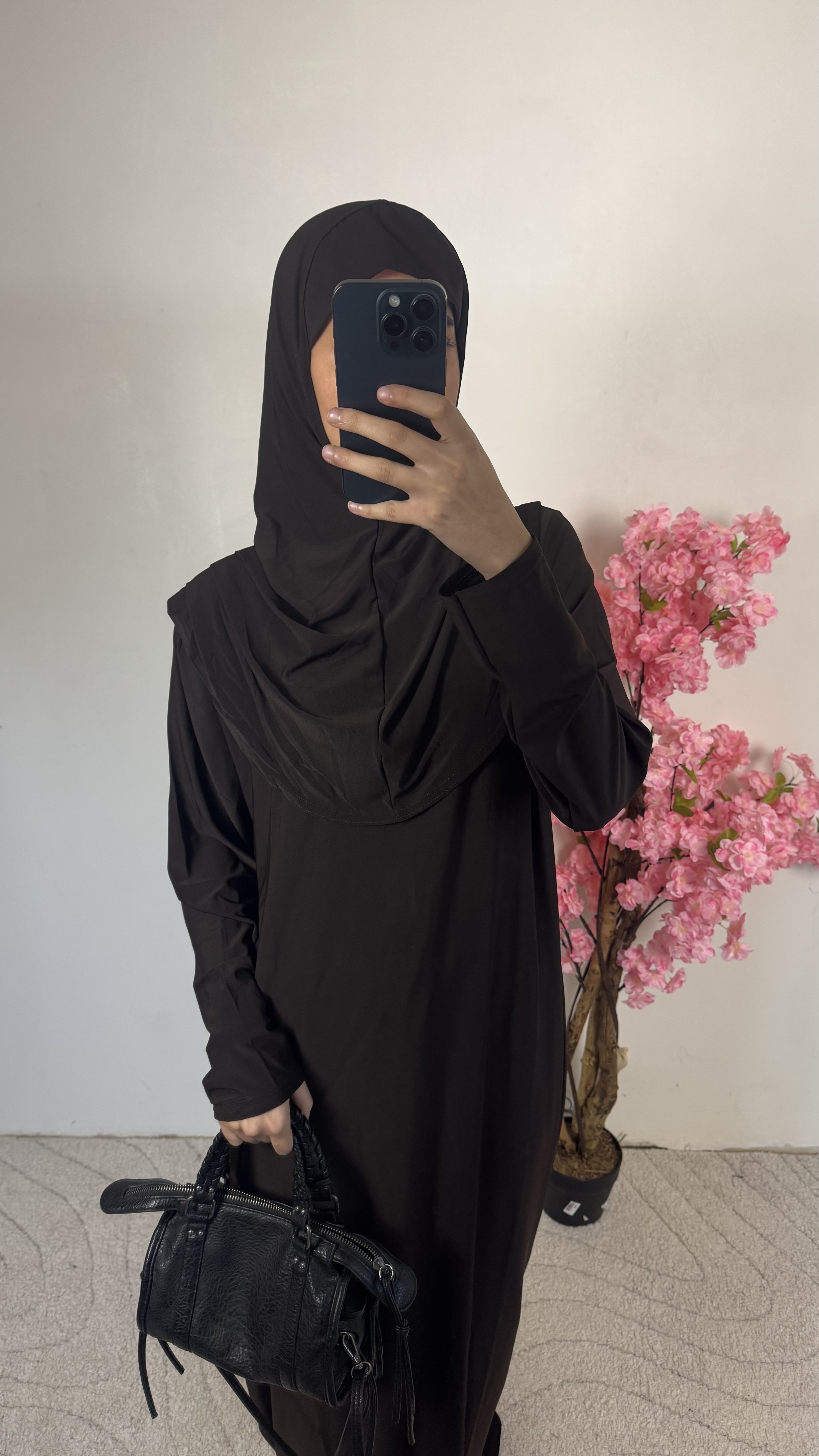 Robe de prière marron - jersey 