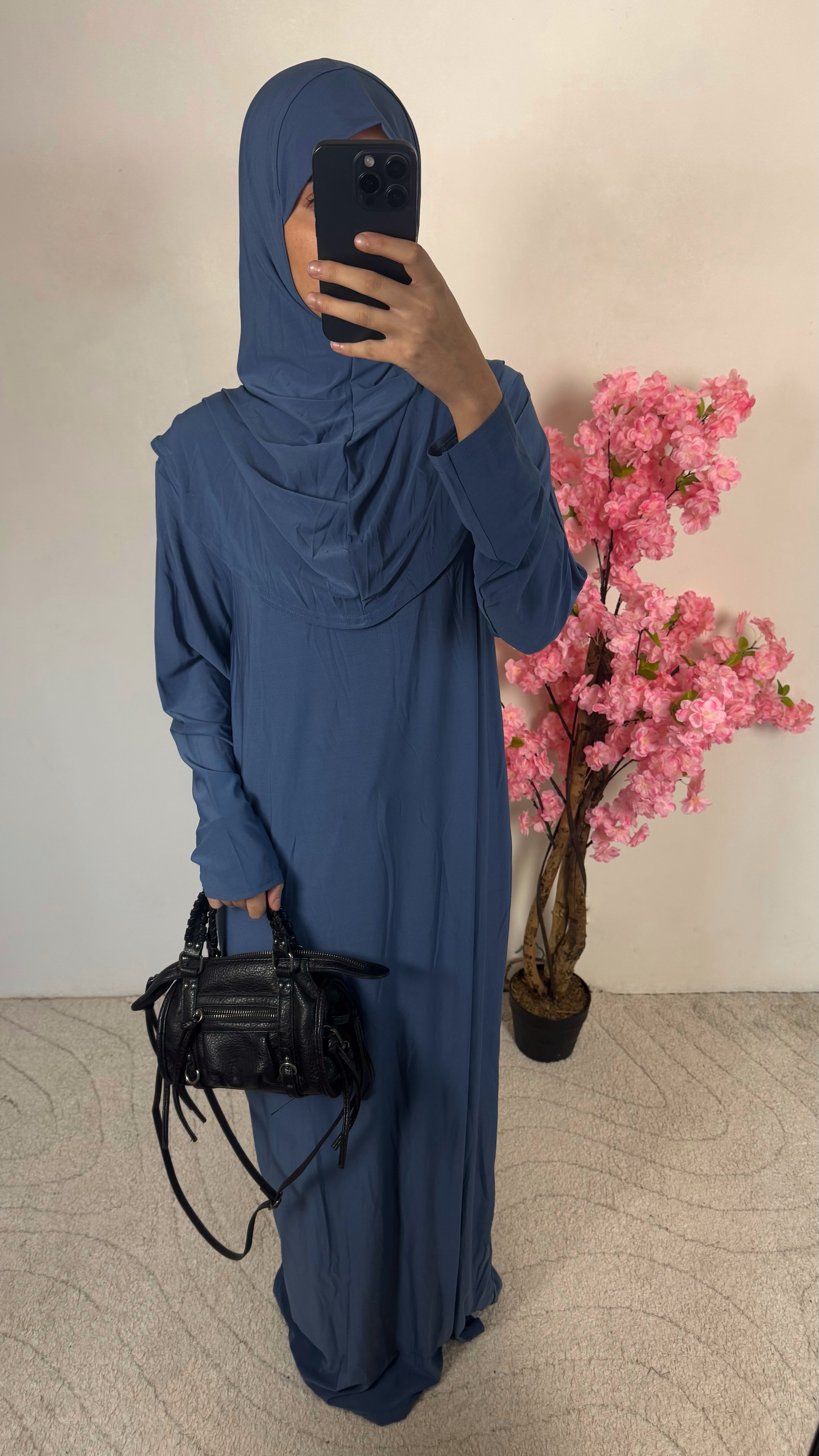 Robe de prière bleu - jersey 