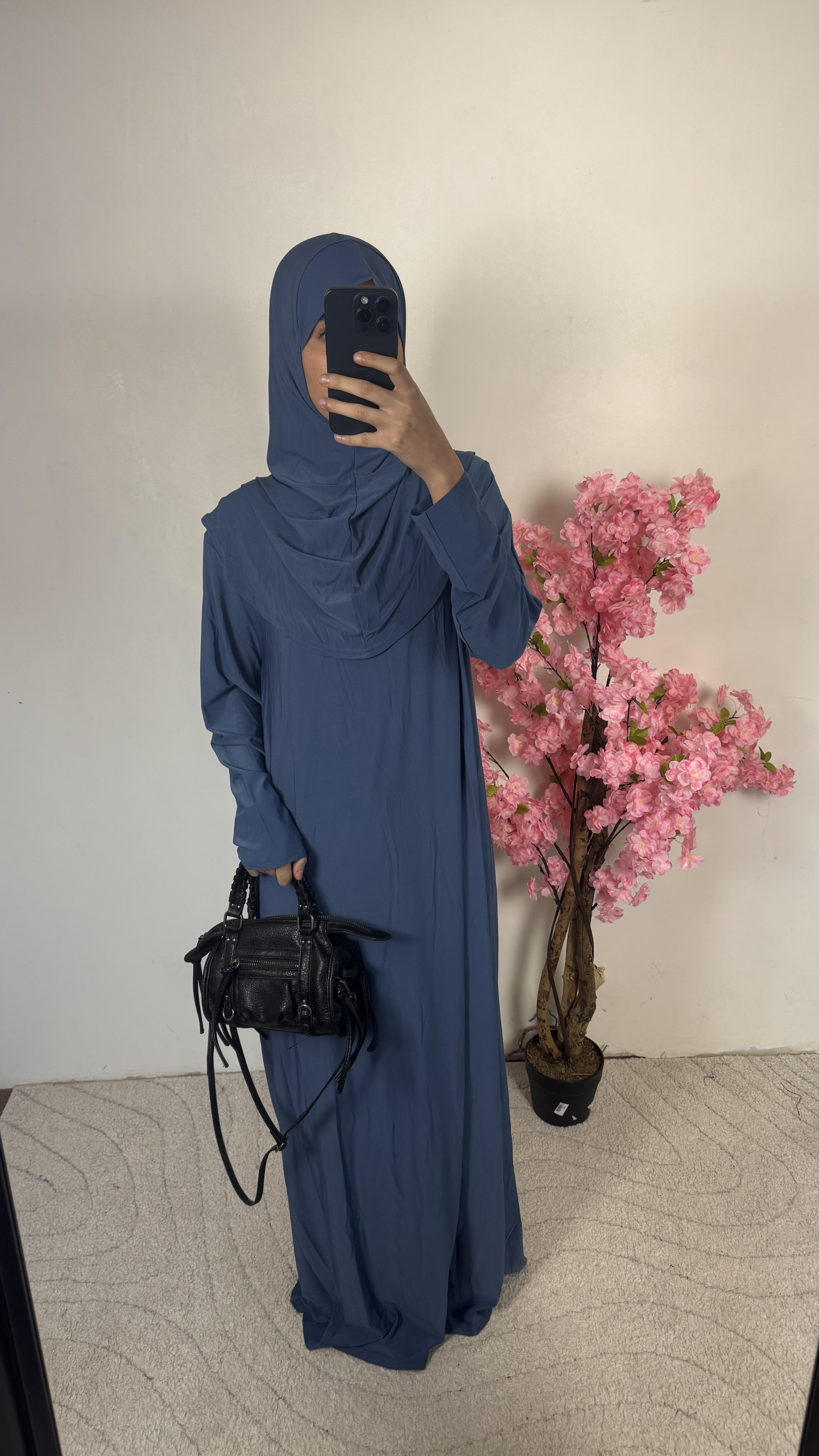 Robe de prière bleu - jersey 