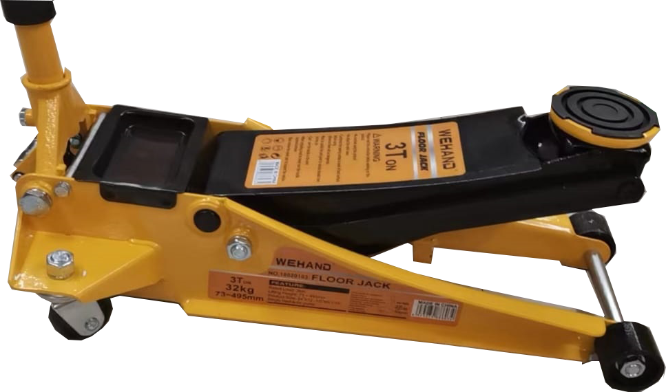 Cric rouleur 3 ton taille basse double piston 