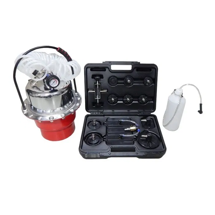 Purgeur de frein pneumatique avec accessoires