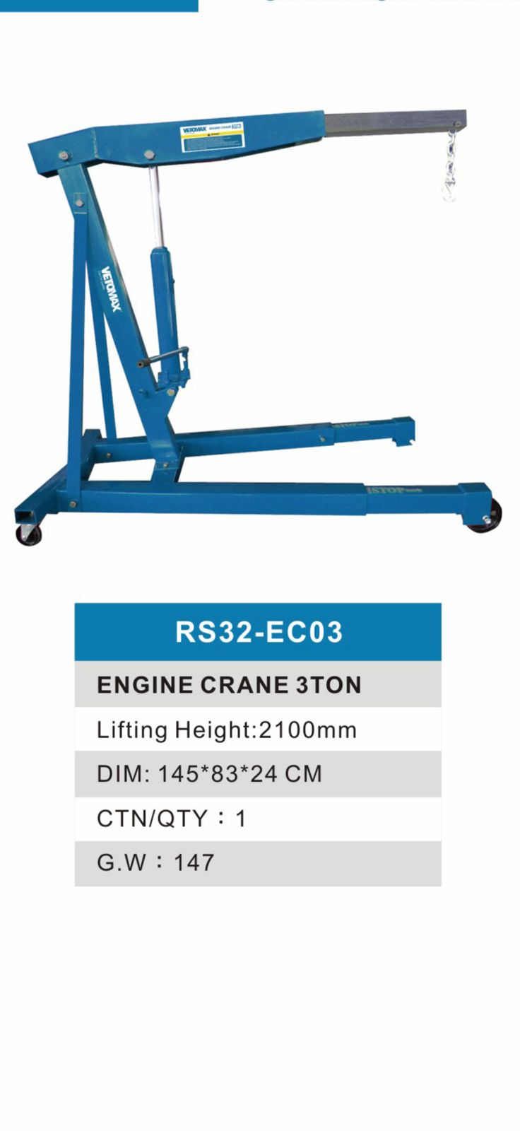 Grue d'Atelier 3 Tonnes