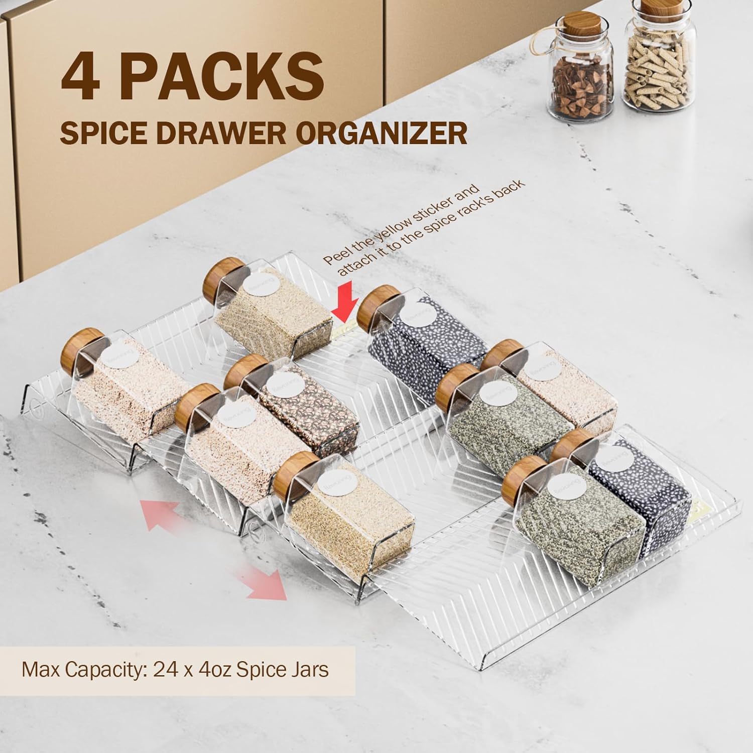 Spice Drawer Organizer