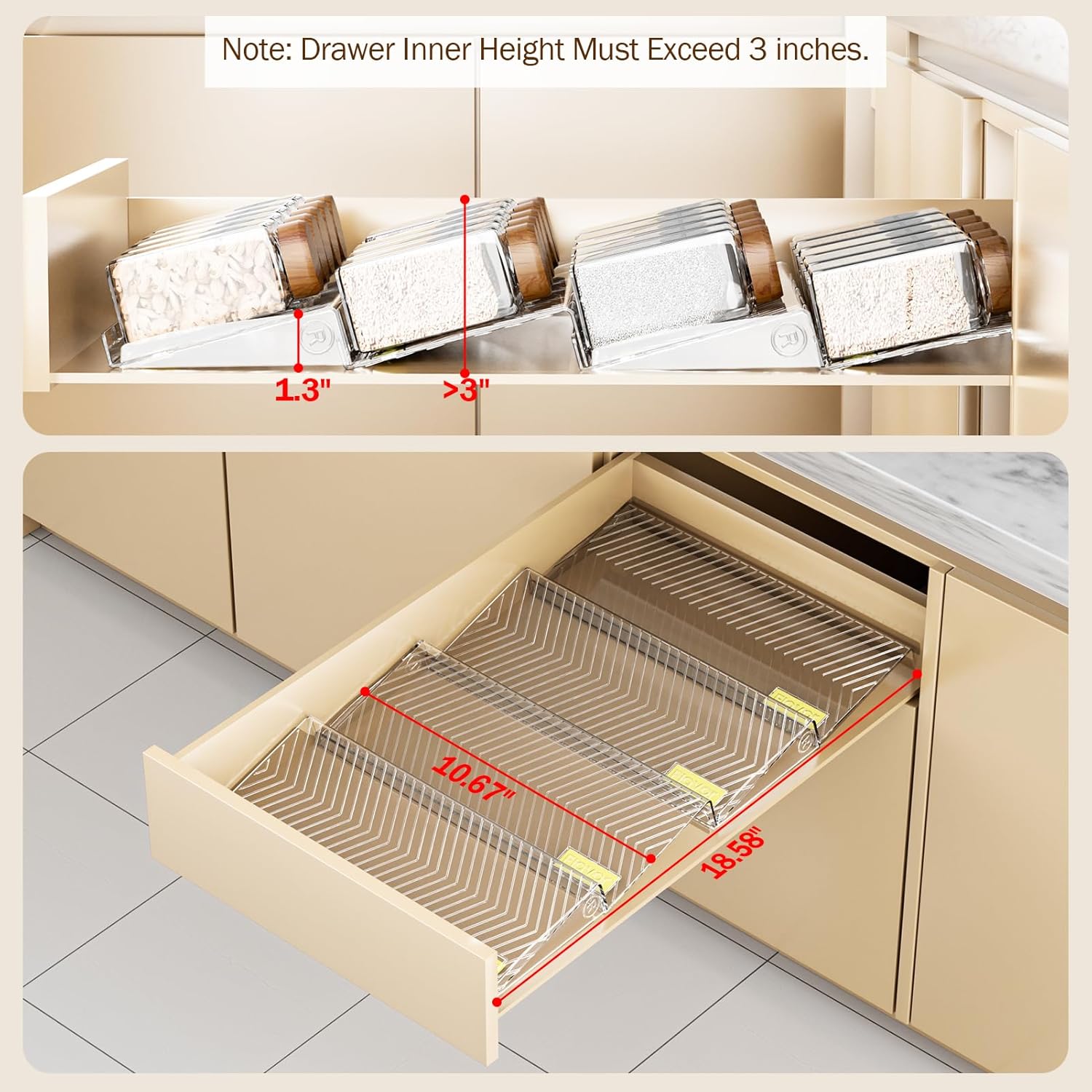 Spice Drawer Organizer