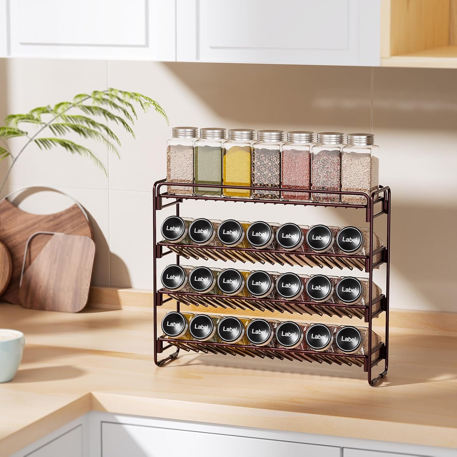 	Metal Spice Rack Organizer