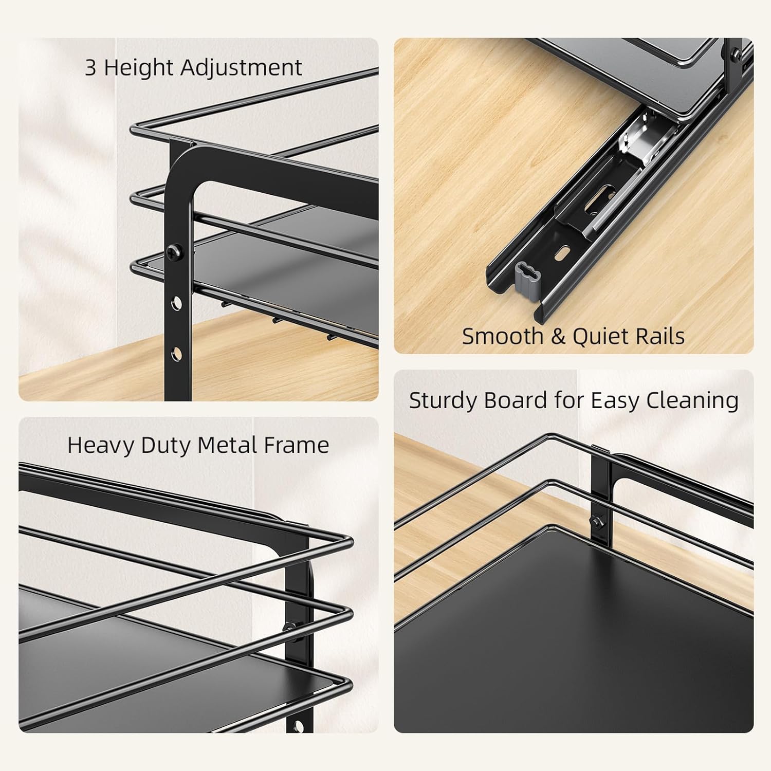 Pull Out Spice Rack Organizer