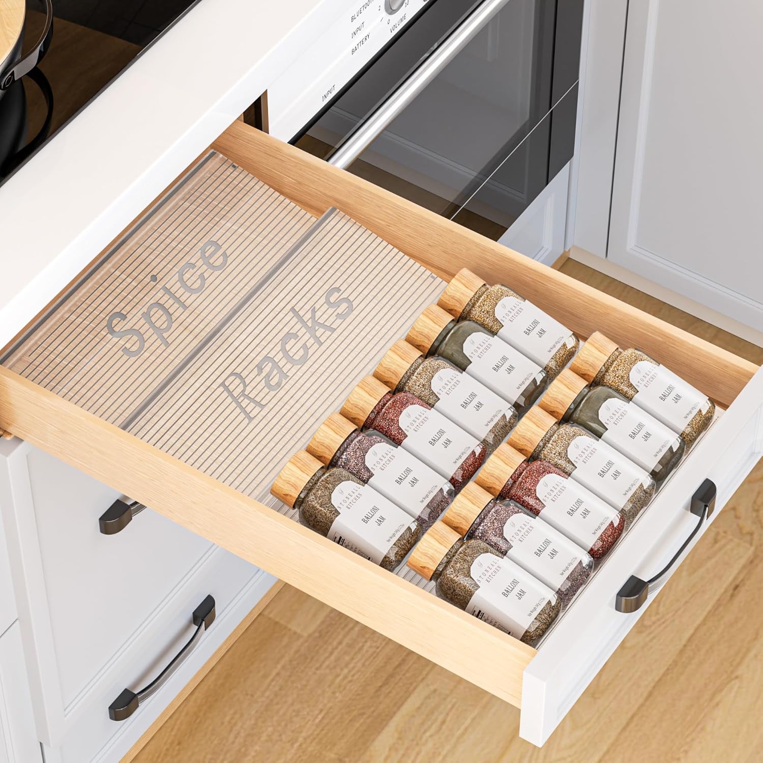 Acrylic Drawer Seasoning Organizer