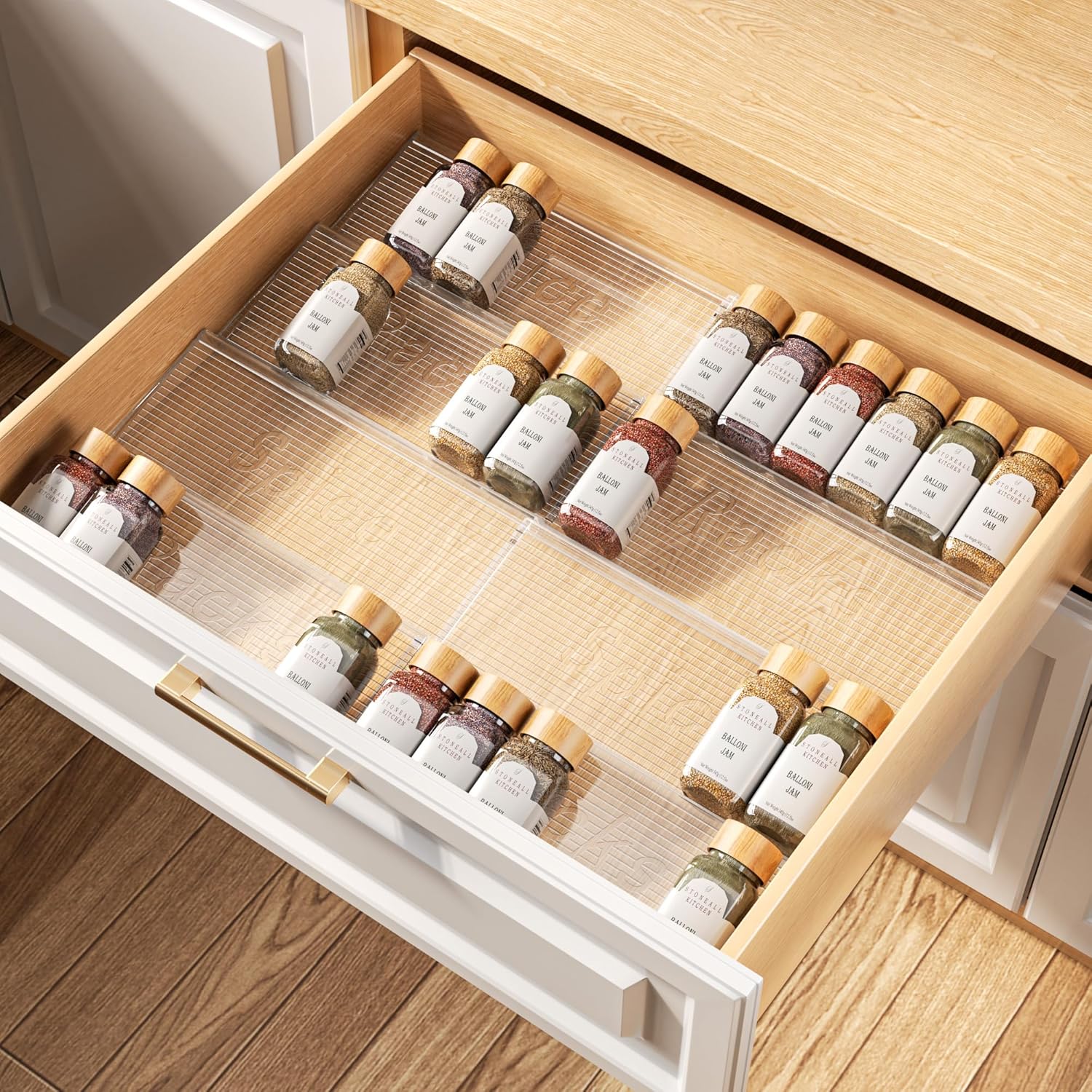 Acrylic Drawer Seasoning Organizer