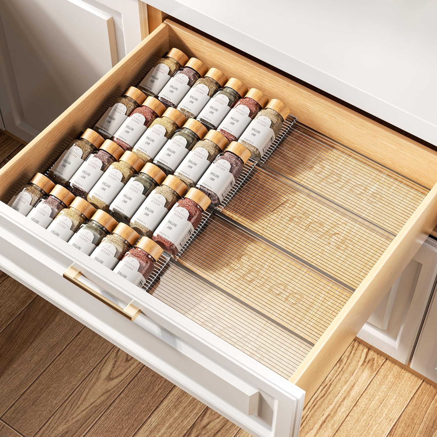 Acrylic Drawer Seasoning Organizer
