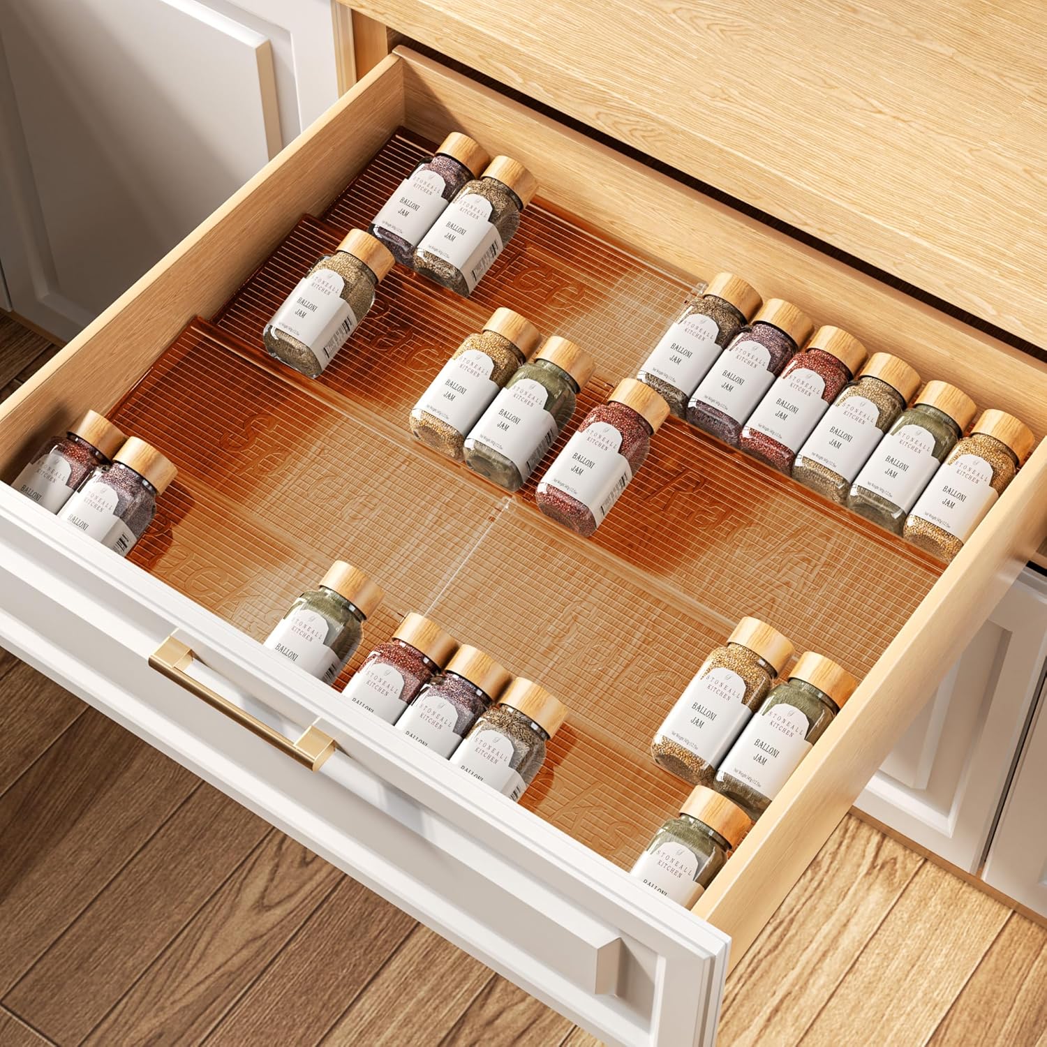 Acrylic Drawer Seasoning Organizer