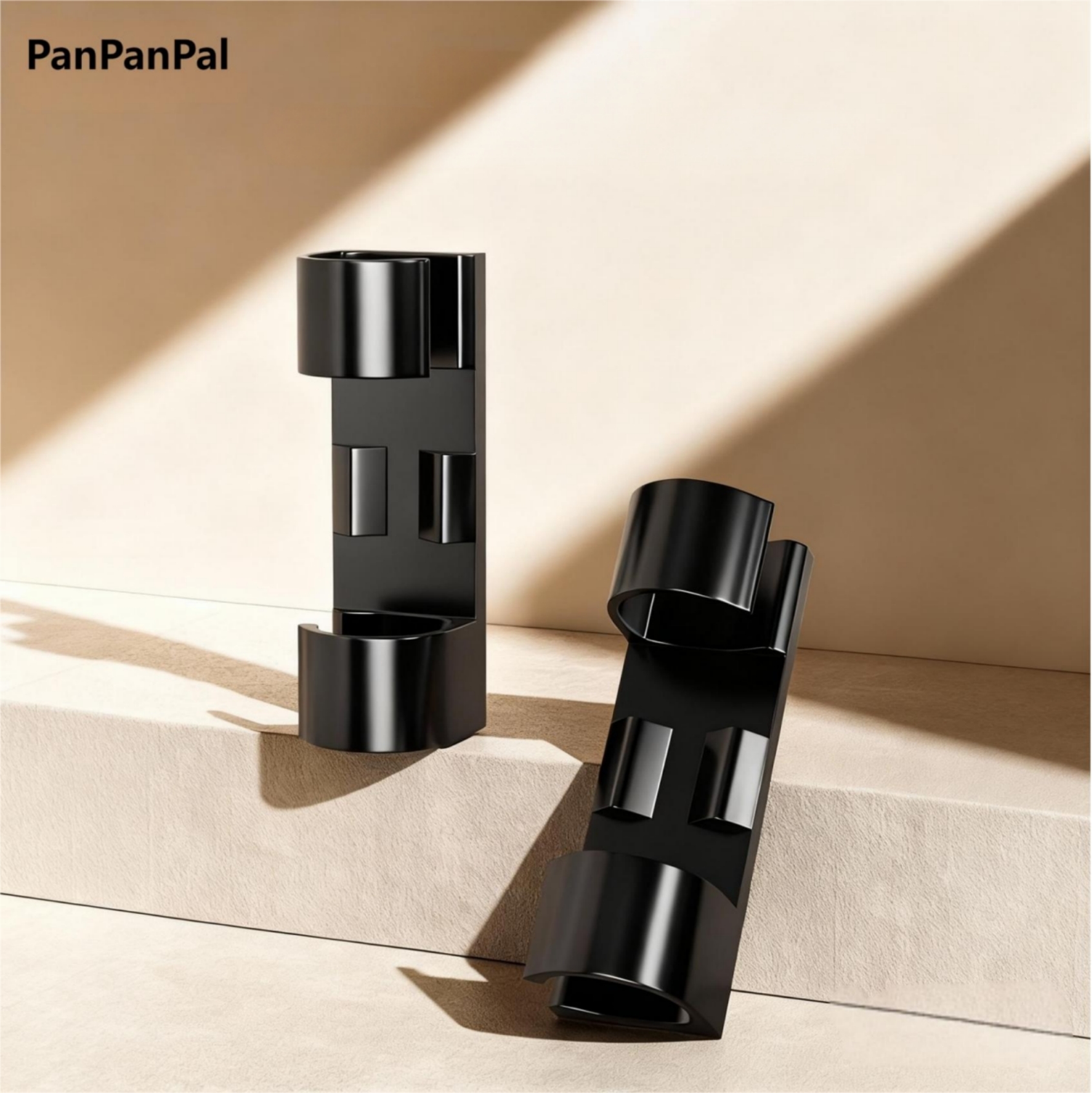 PanPanPal  Cable organizer, 10mm inner diameter wire clip,black, 20 pieces per pack