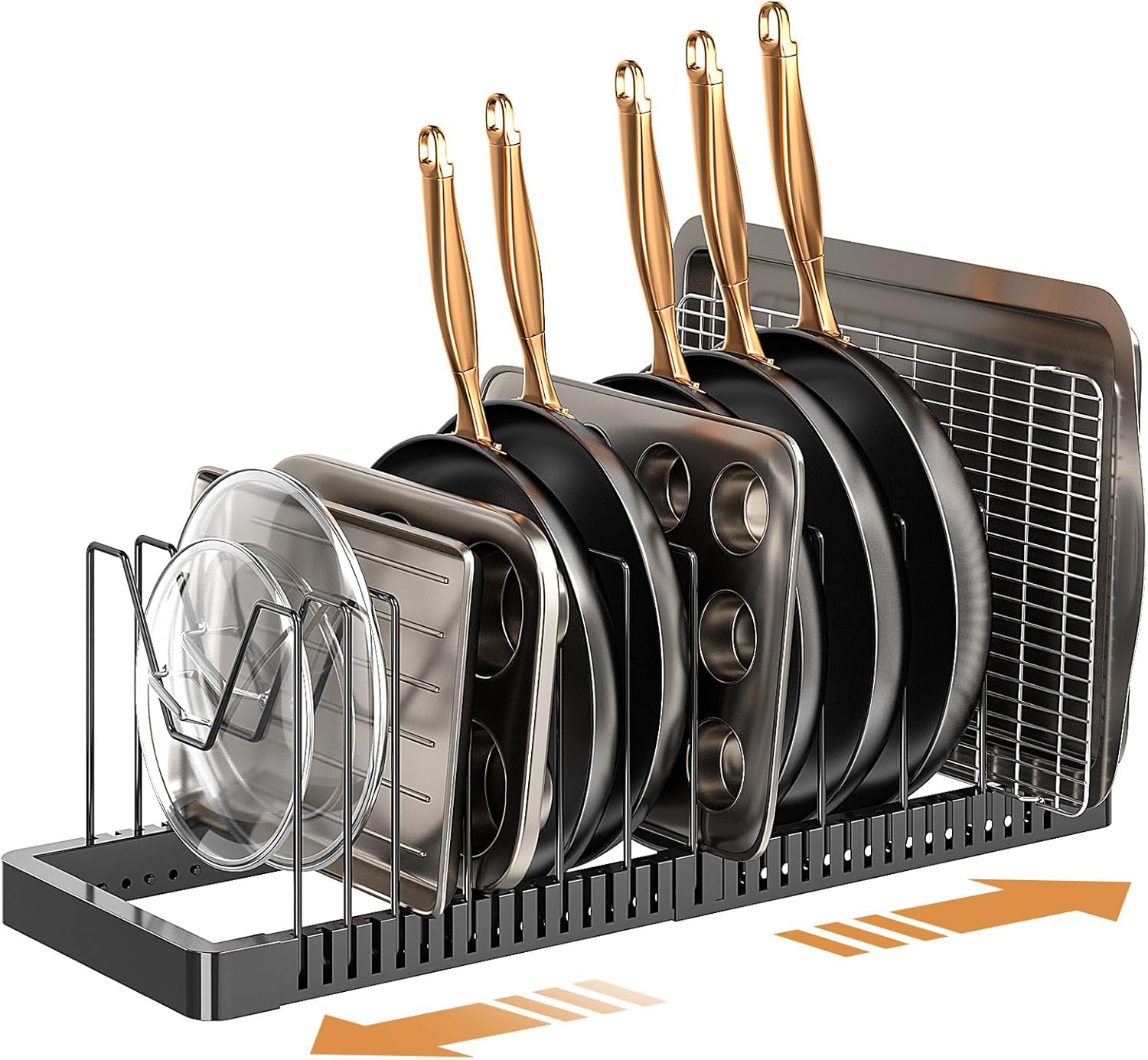 Adjustable Pots Organizer