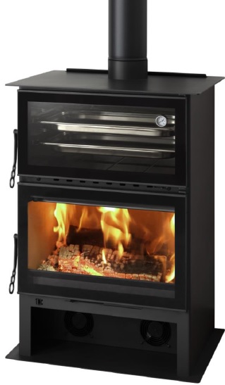 ESTUFA DE LEÑA CON HORNO TNC FRONTAL TNC 70-H