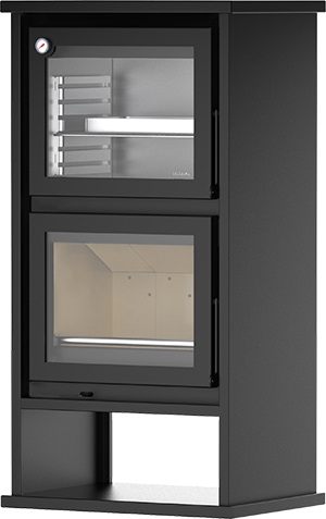 ESTUFA DE LEÑA CON HORNO SOLZAIMA M12F