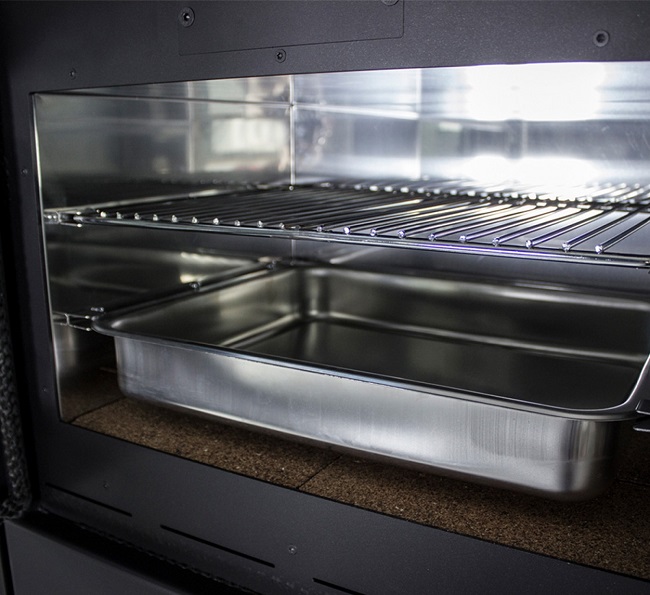 ESTUFA DE LEÑA CON HORNO LACUNZA ALTEA