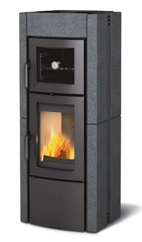 ESTUFA DE LEÑA CON HORNO LA NORDICA EXTRAFLAME ESTER EVO
