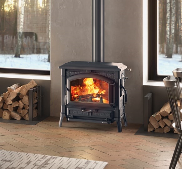 ESTUFA DE LEÑA LA NORDICA EXTRAFLAME ISOTTA EVO