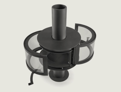 CHIMENEA DE LEÑA ROCAL RONCE CENTRAL   