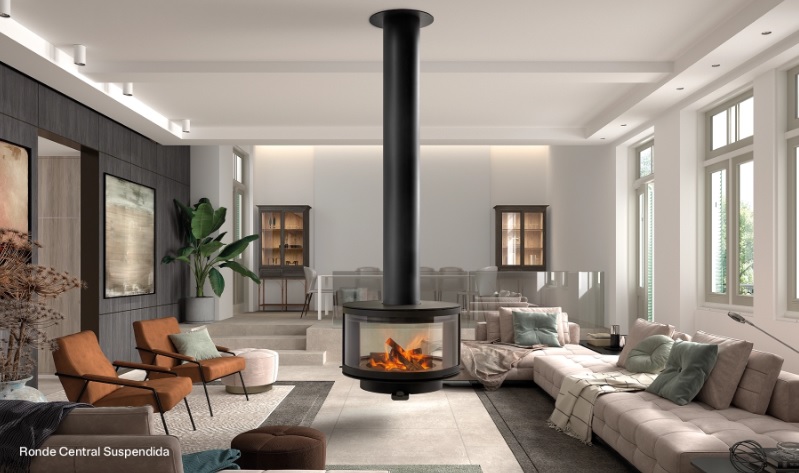 CHIMENEA DE LEÑA ROCAL RONCE CENTRAL   
