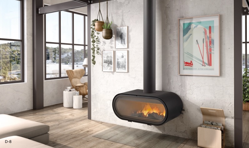 CHIMENEA DE LEÑA ROCAL D-8